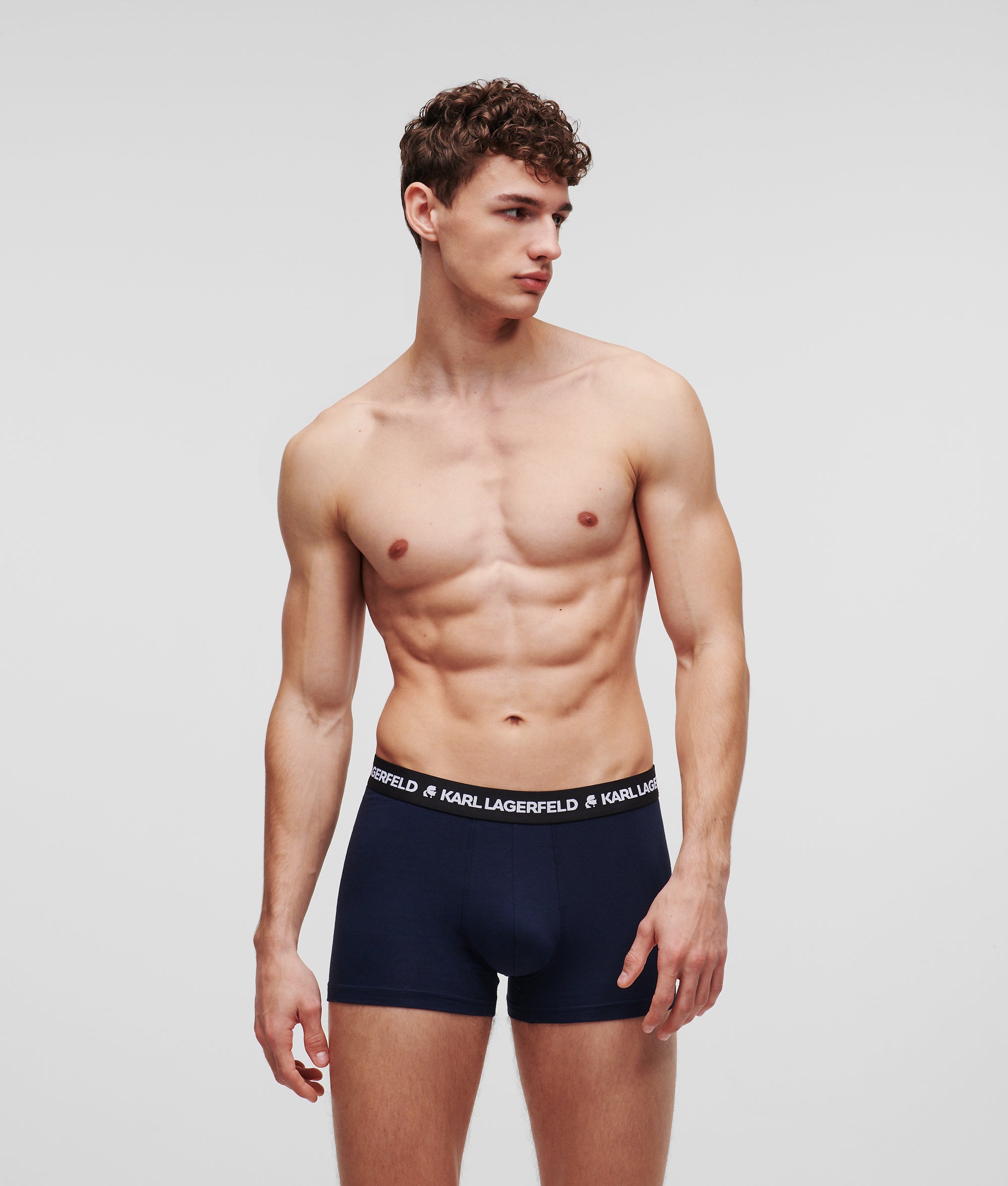 LOGO MONOCHROME TRUNKS - 3 PACK - Image 2