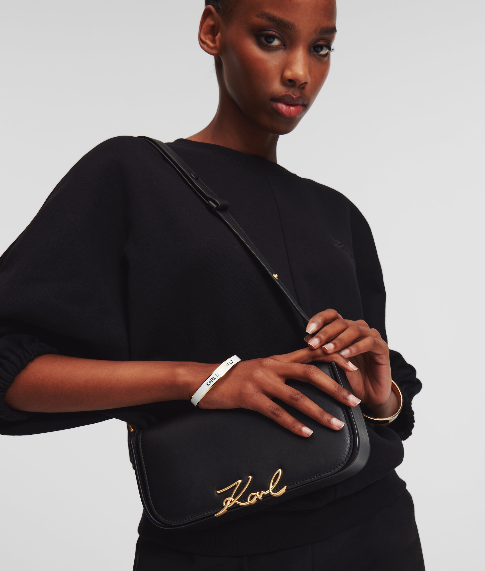 K/SIGNATURE TWO-WAY CROSSBODY BAG - Image 2