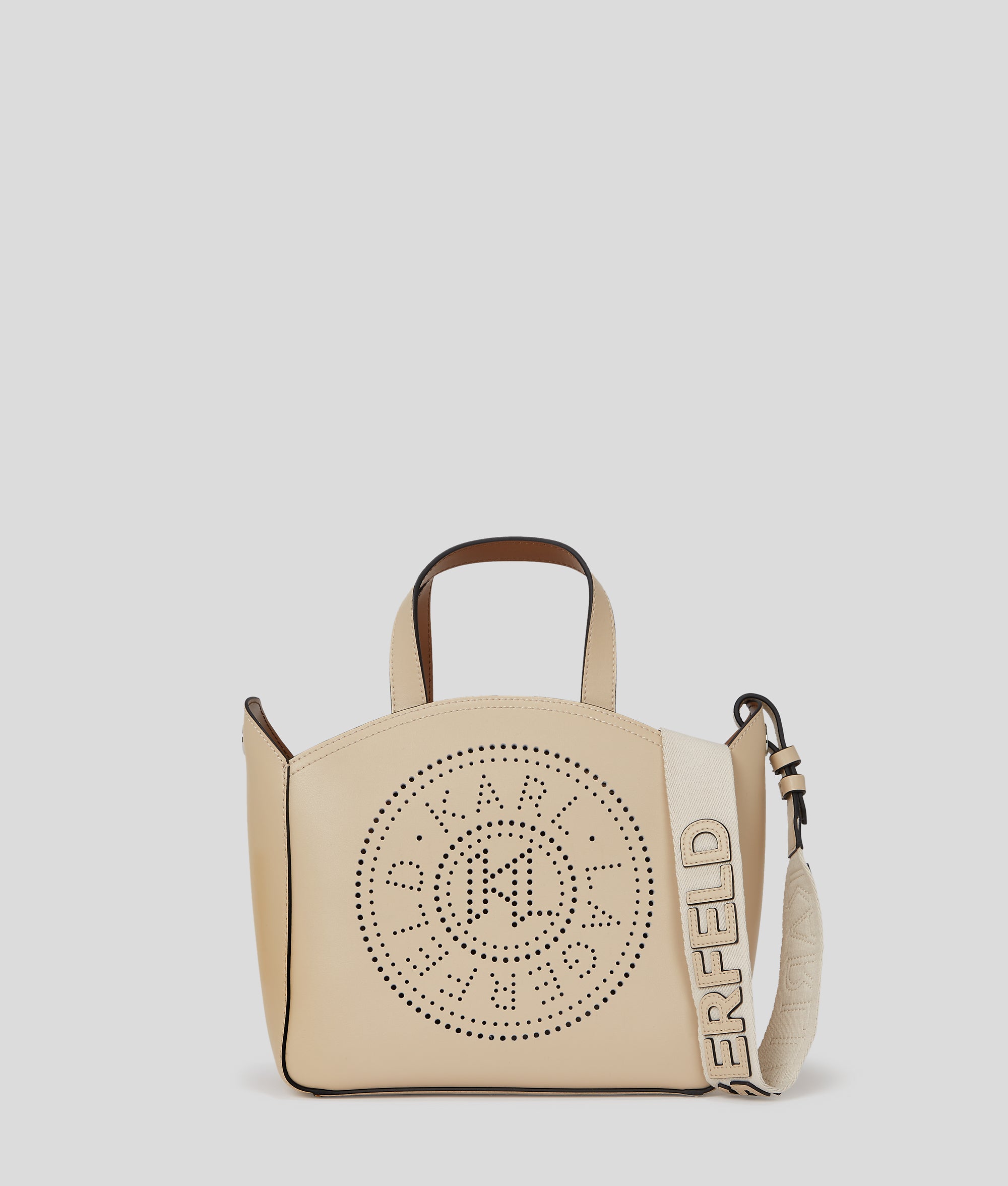 K/CIRCLE PERFORATED SMALL TOTE BAG