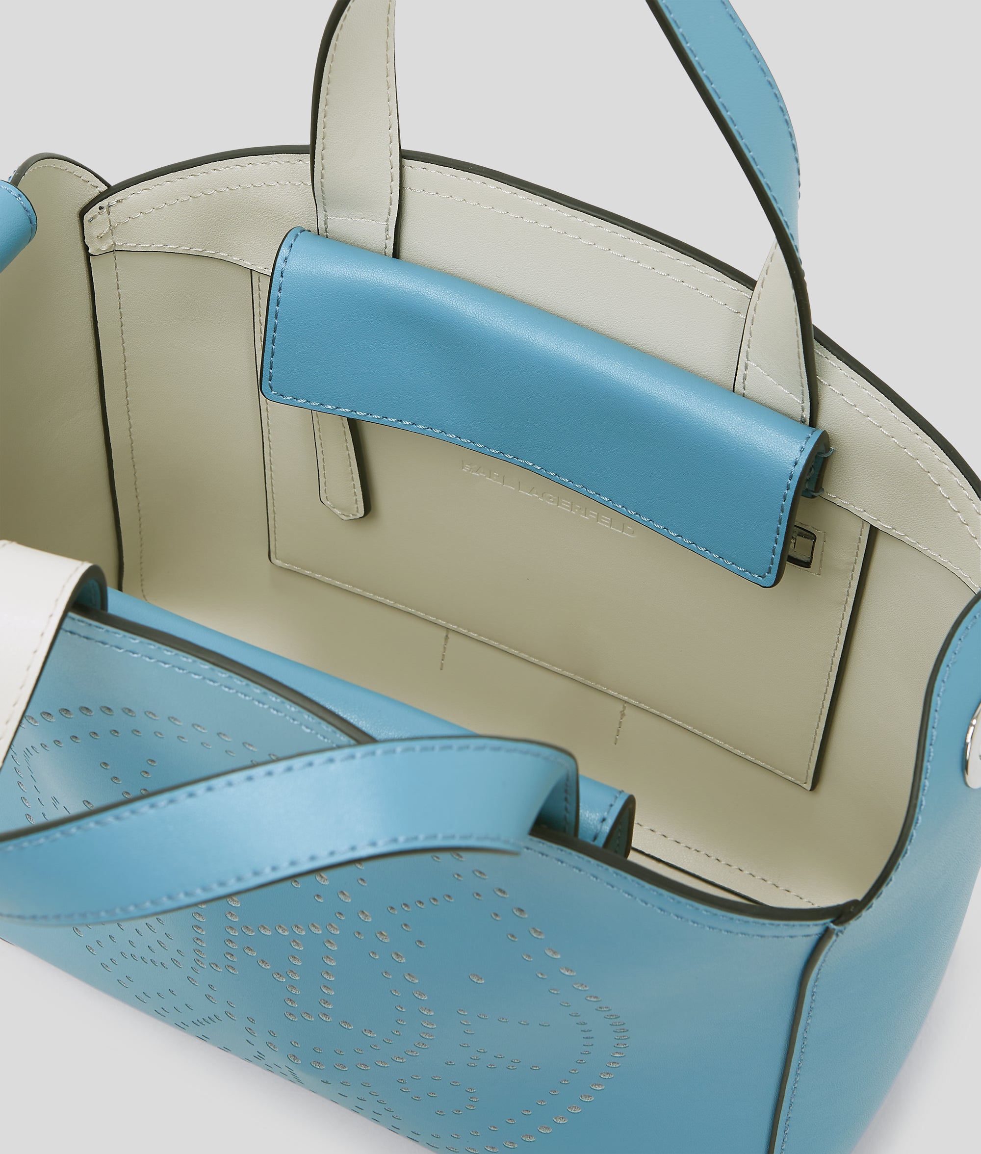 K/CIRCLE PERFORATED SMALL TOTE BAG - Image 5