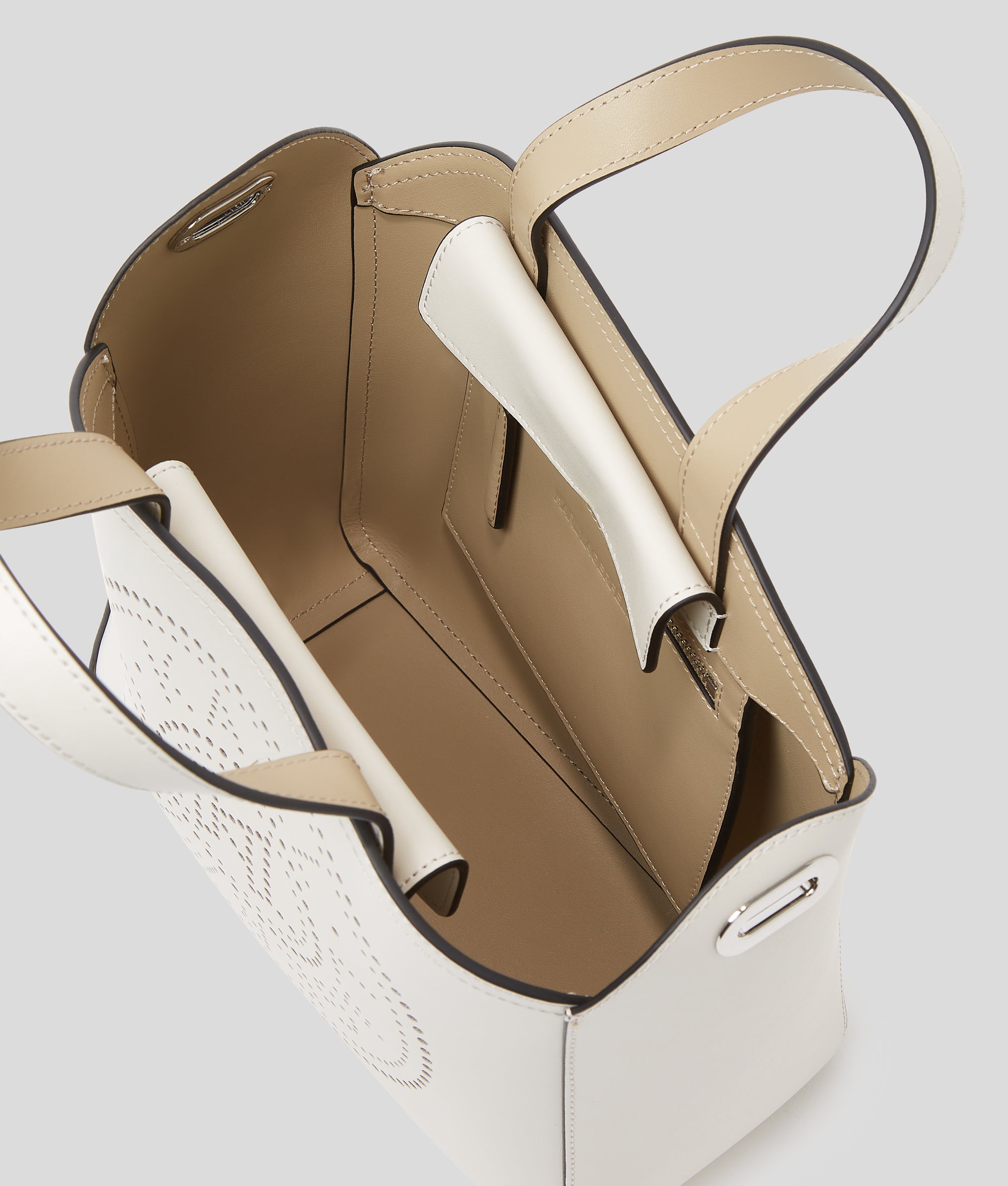 K/CIRCLE PERFORATED SMALL TOTE BAG - Image 5