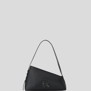 GEO LEATHER SHOULDER BAG