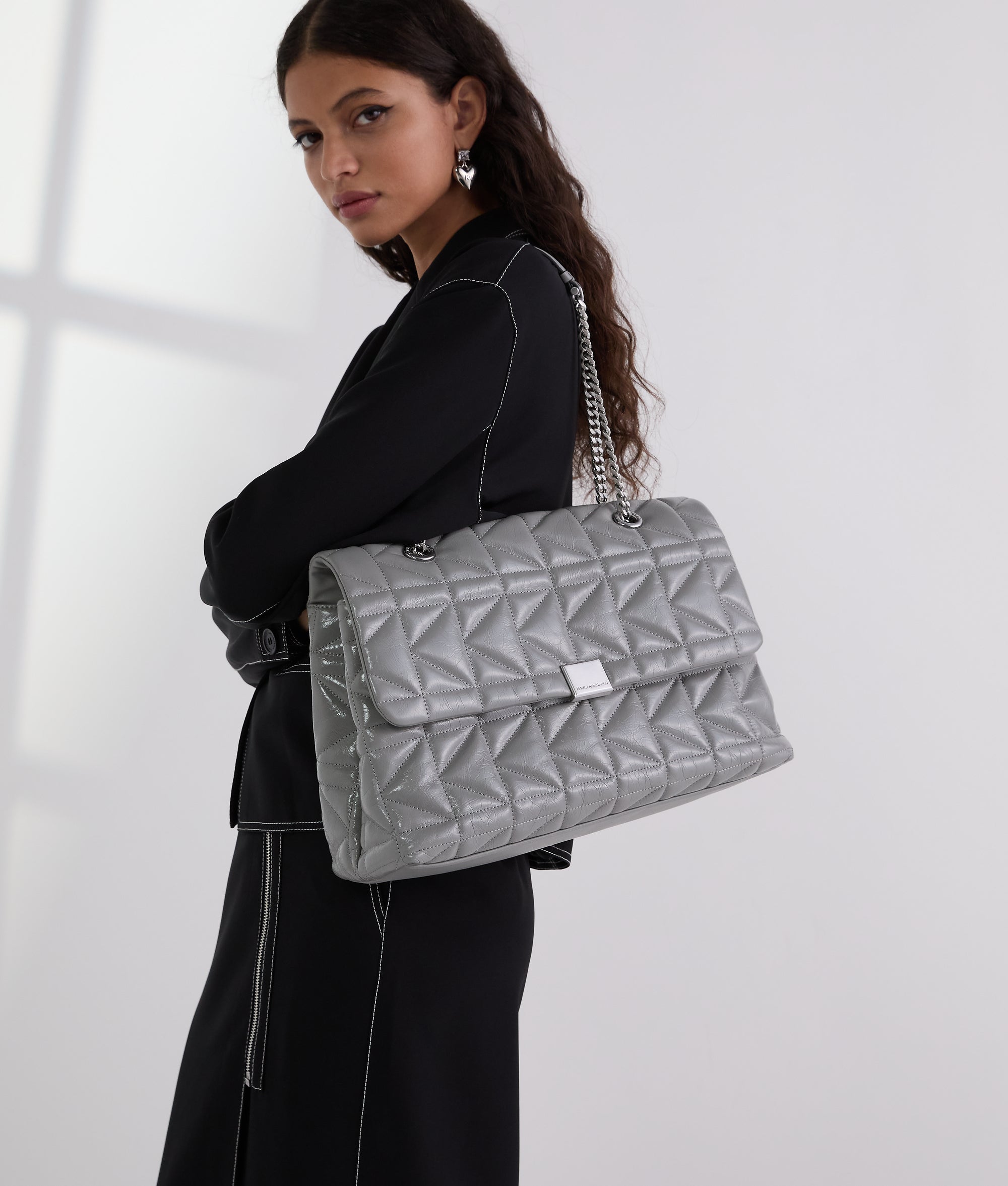 K/KUILT SHINY LARGE SHOULDER BAG - Image 2