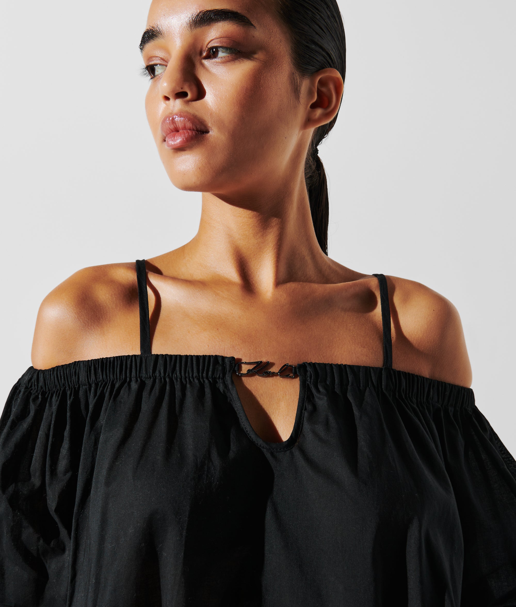 K/SIGNATURE OFF-SHOULDER BEACH DRESS - Image 2