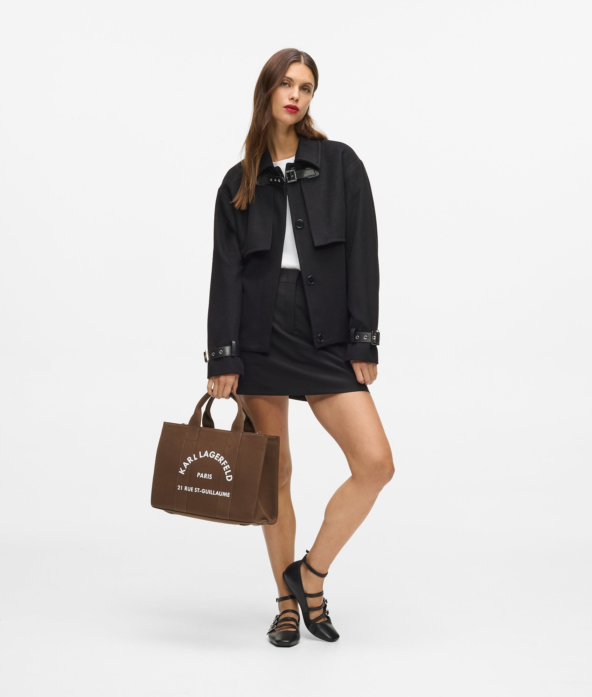 RUE ST-GUILLAUME MEDIUM SQUARE TOTE BAG - Image 2