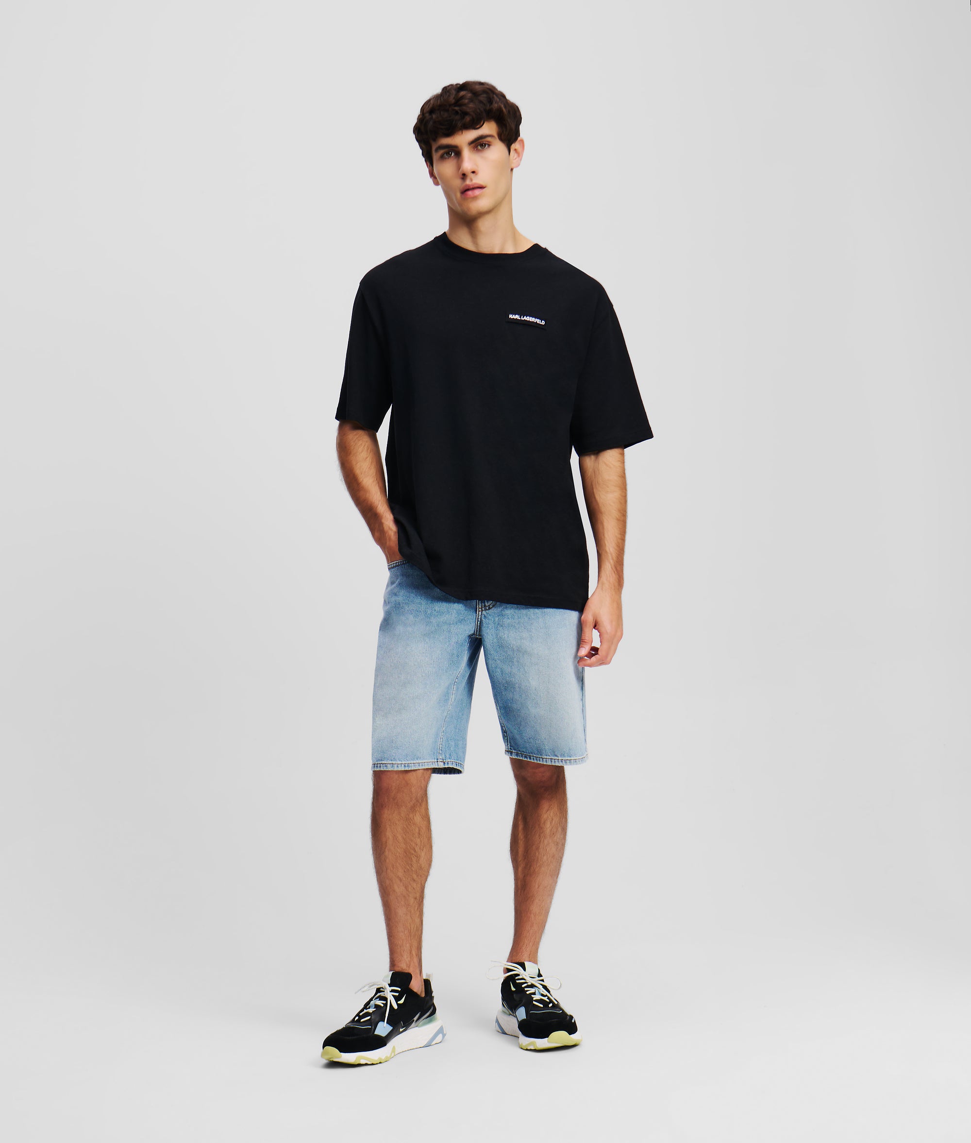 WASHED DENIM SHORTS - Image 4