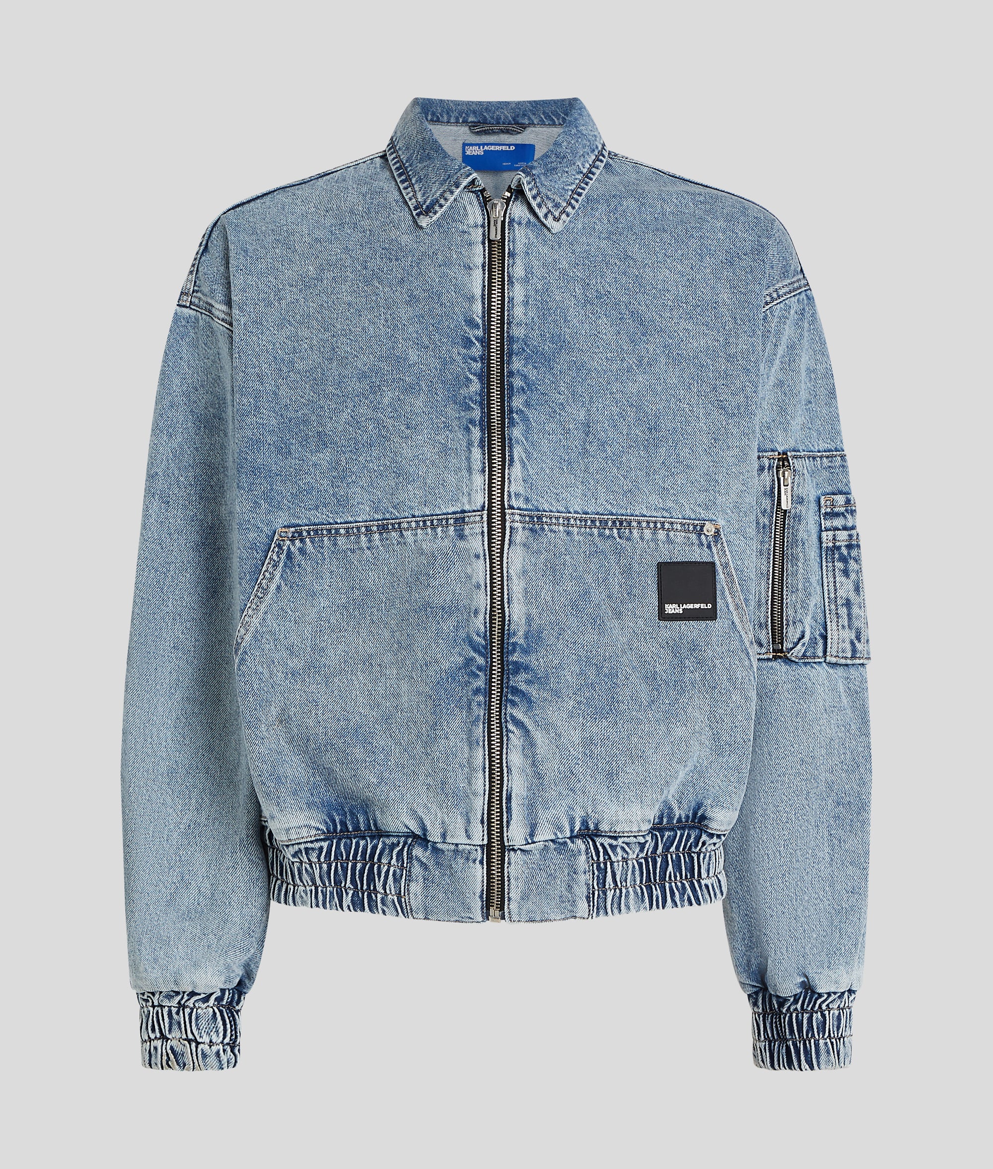 DENIM BOMBER JACKET - Image 5