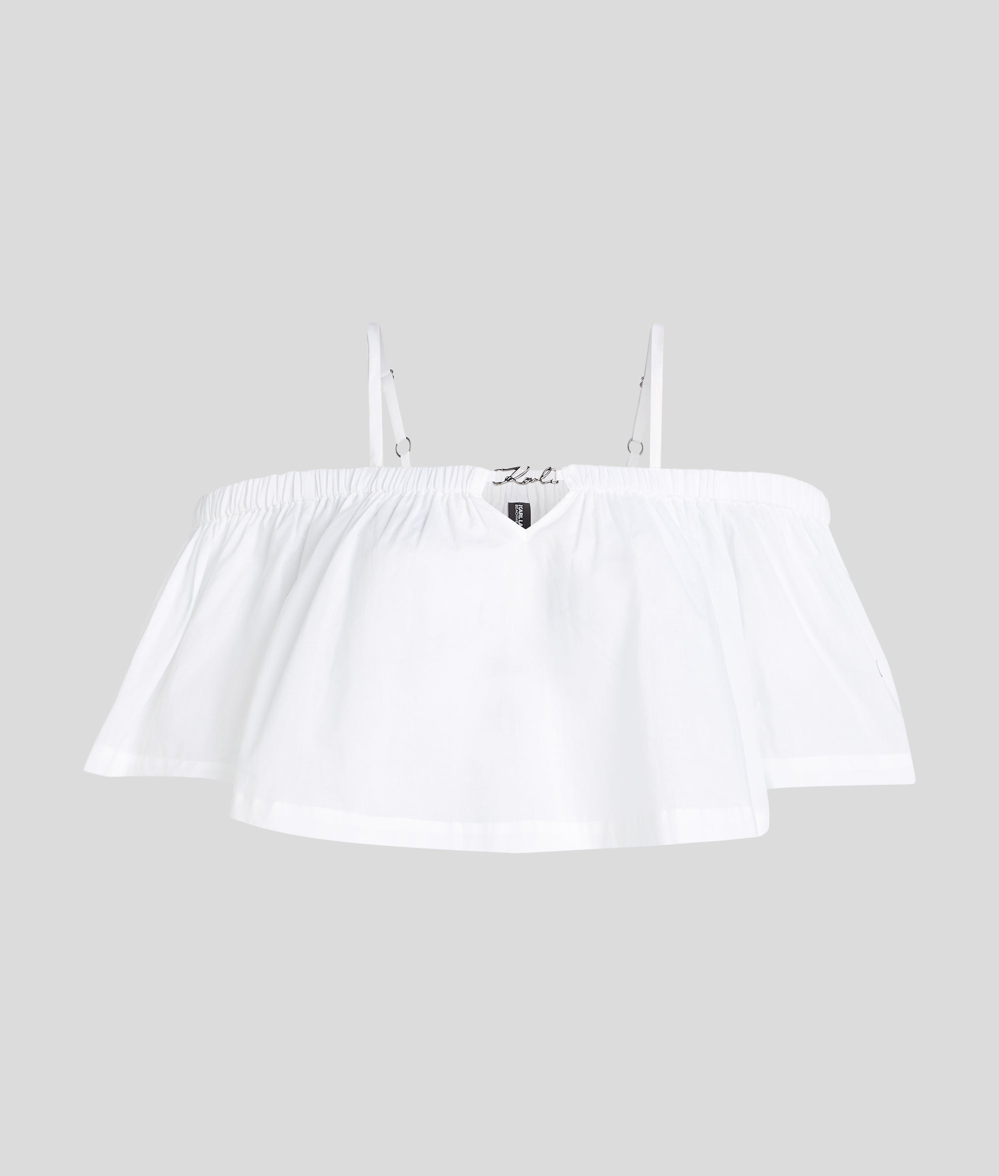 OFF-SHOULDER CROPPED BEACH TOP - Image 2