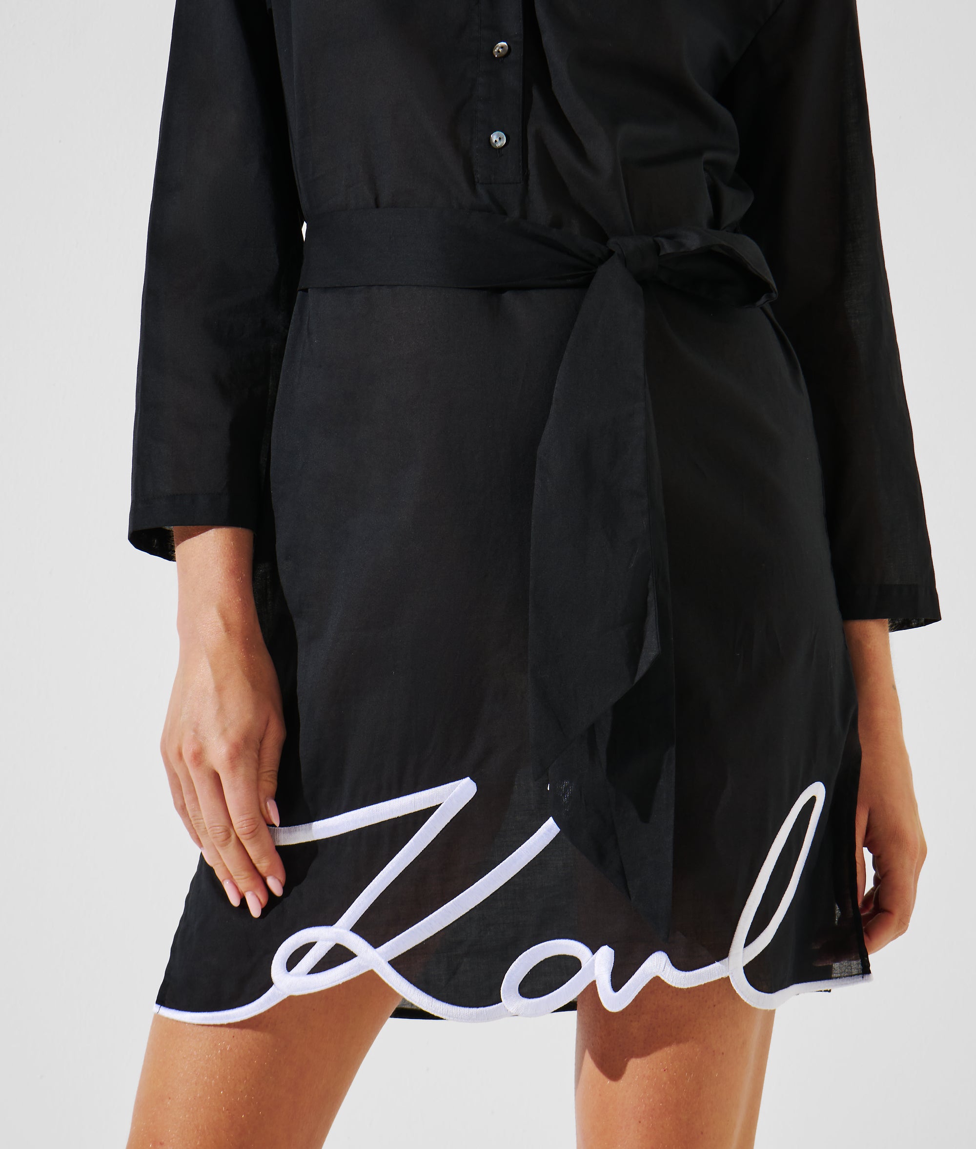 K/SIGNATURE BEACH SHIRT DRESS - Image 4