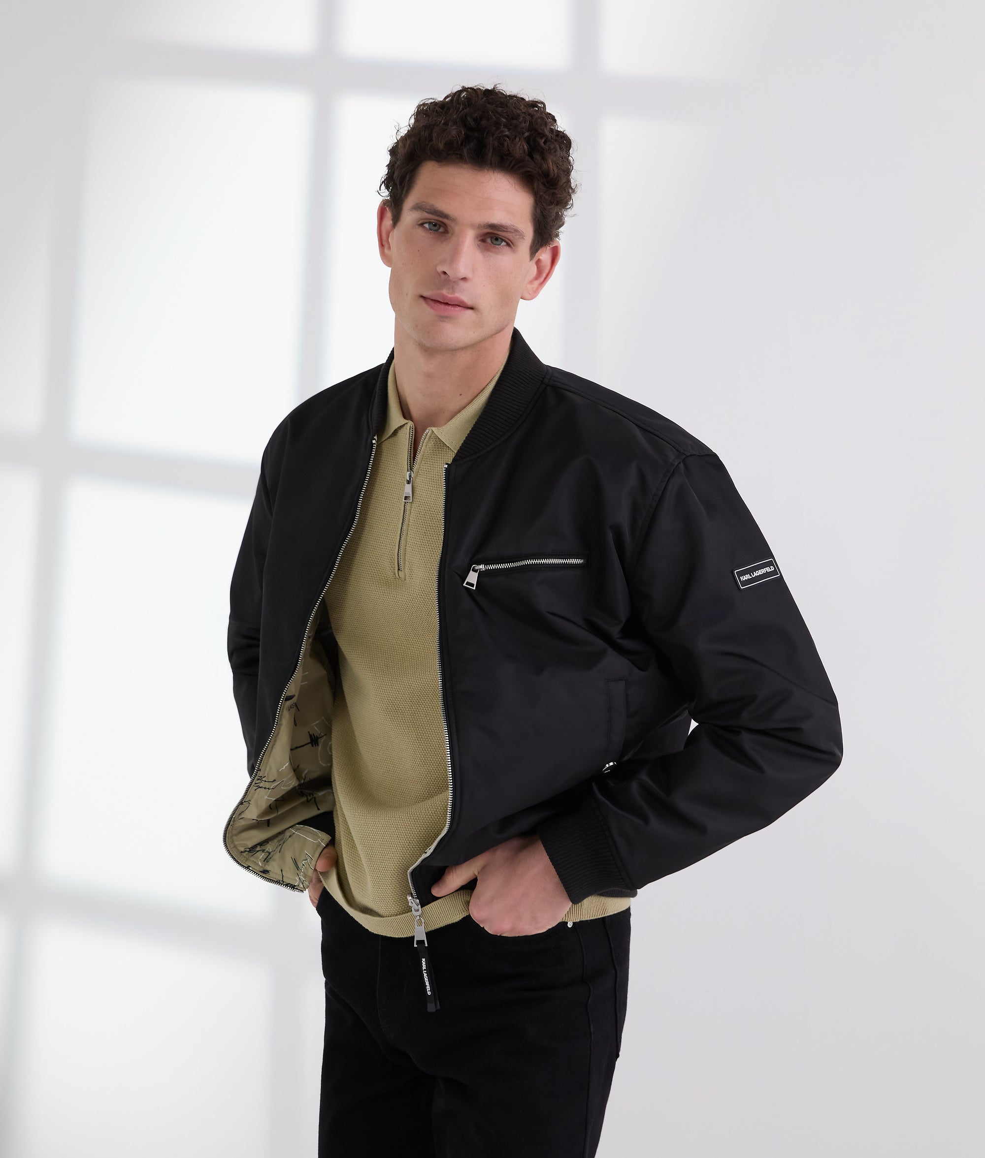 REVERSIBLE BOMBER JACKET