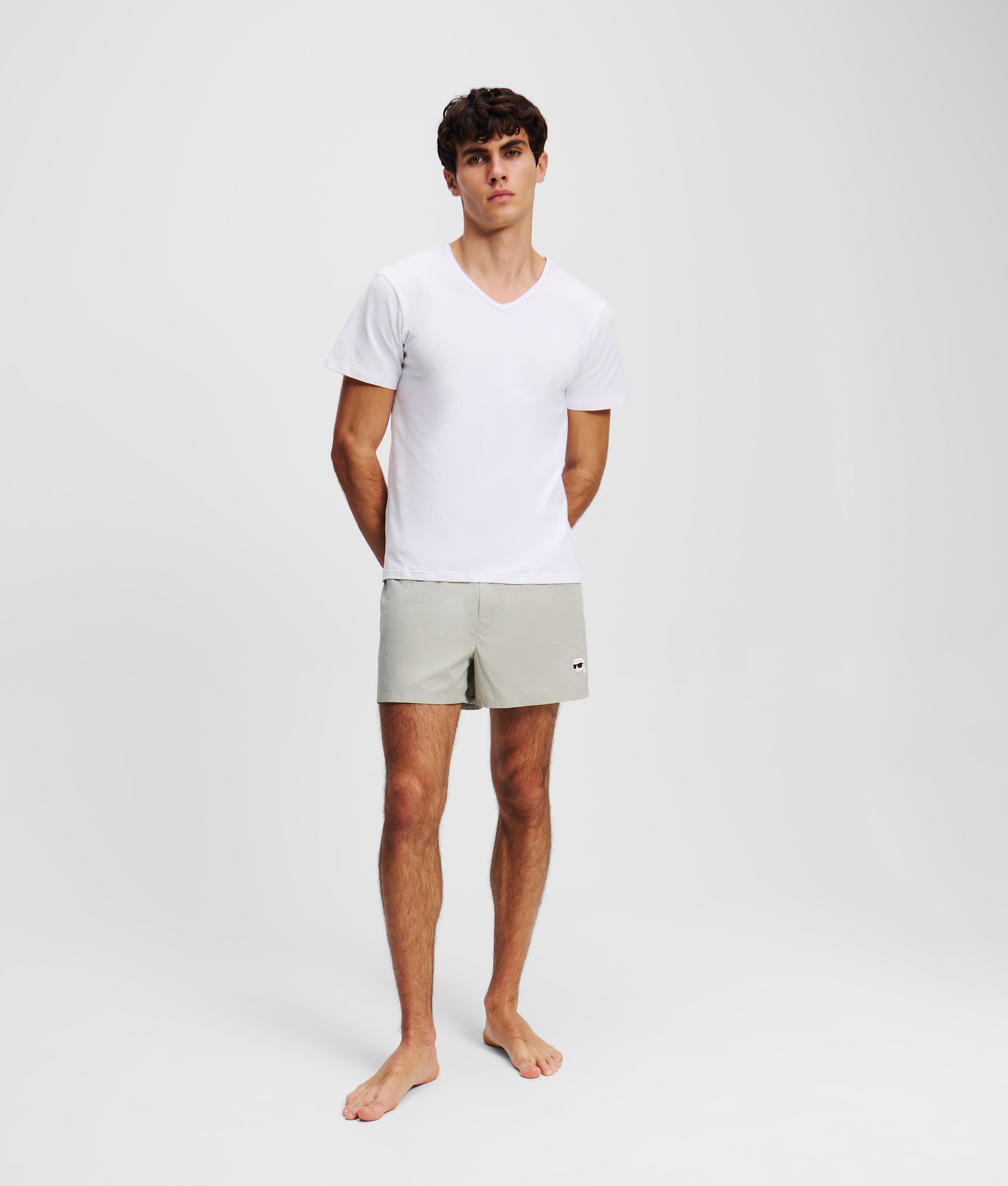 LOGO V-NECK T-SHIRT ?C 2-PACK - Image 5