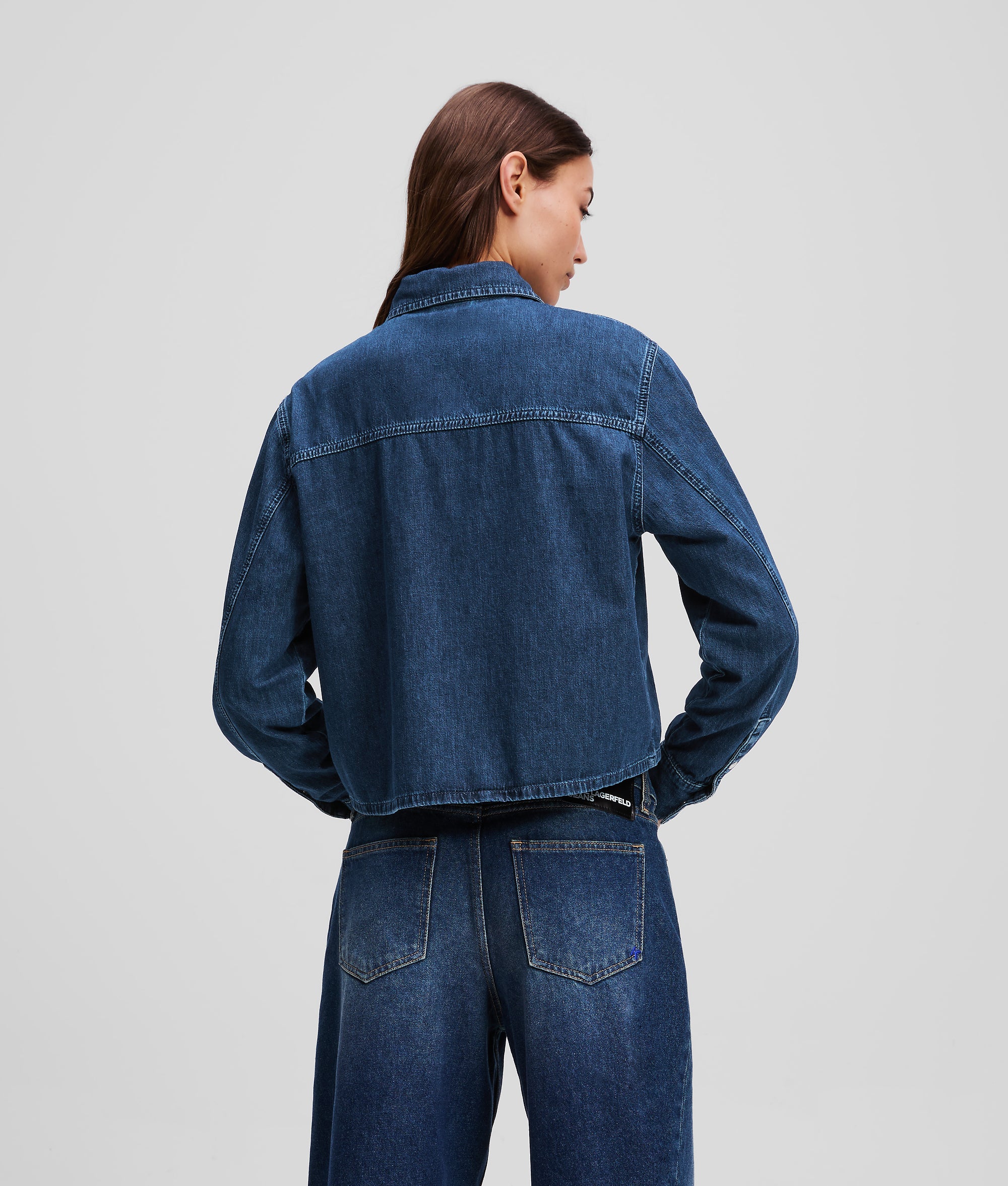 BOXY DENIM SHIRT - Image 3