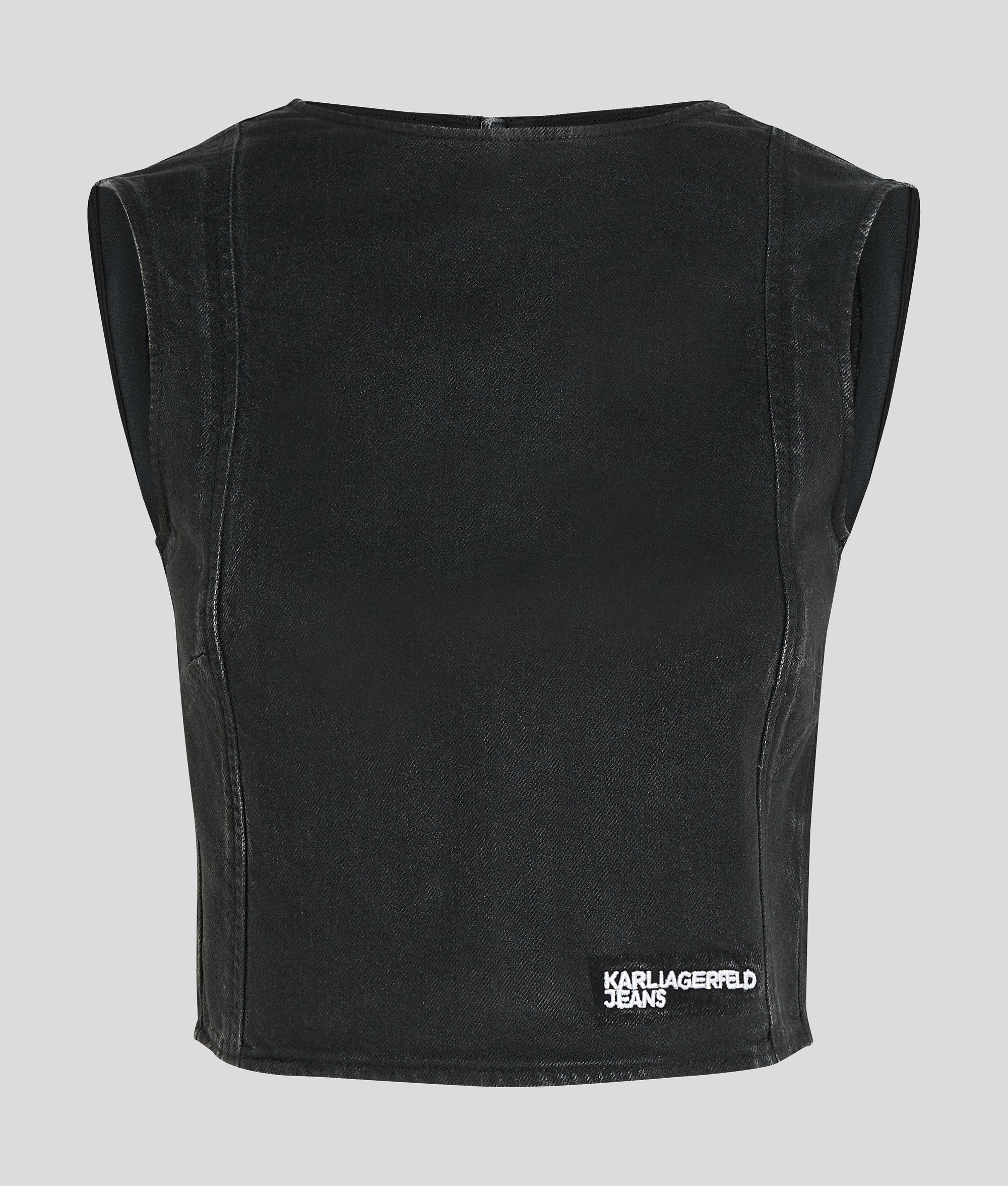 COATED DENIM TOP - Image 5