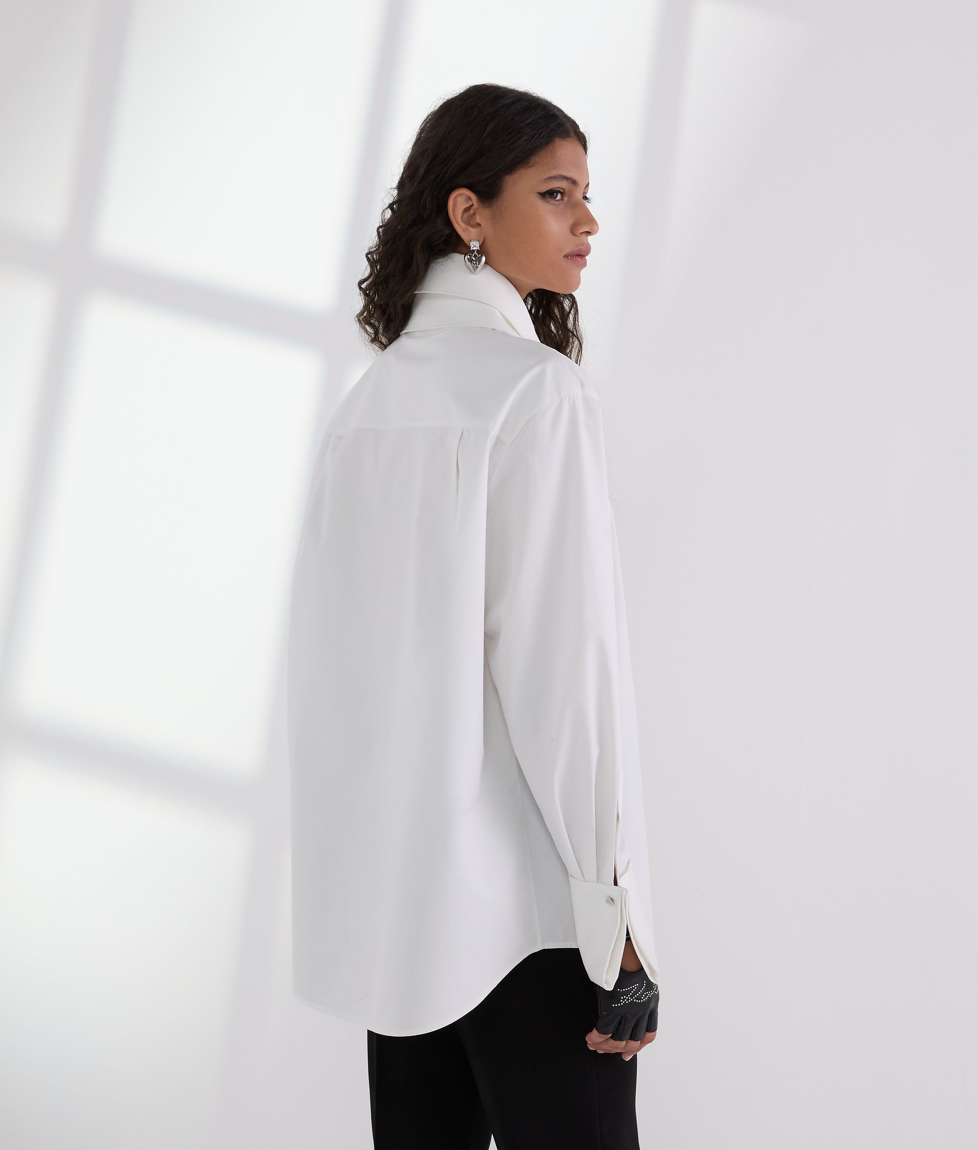 DOUBLE COLLAR POPLIN SHIRT - Image 3