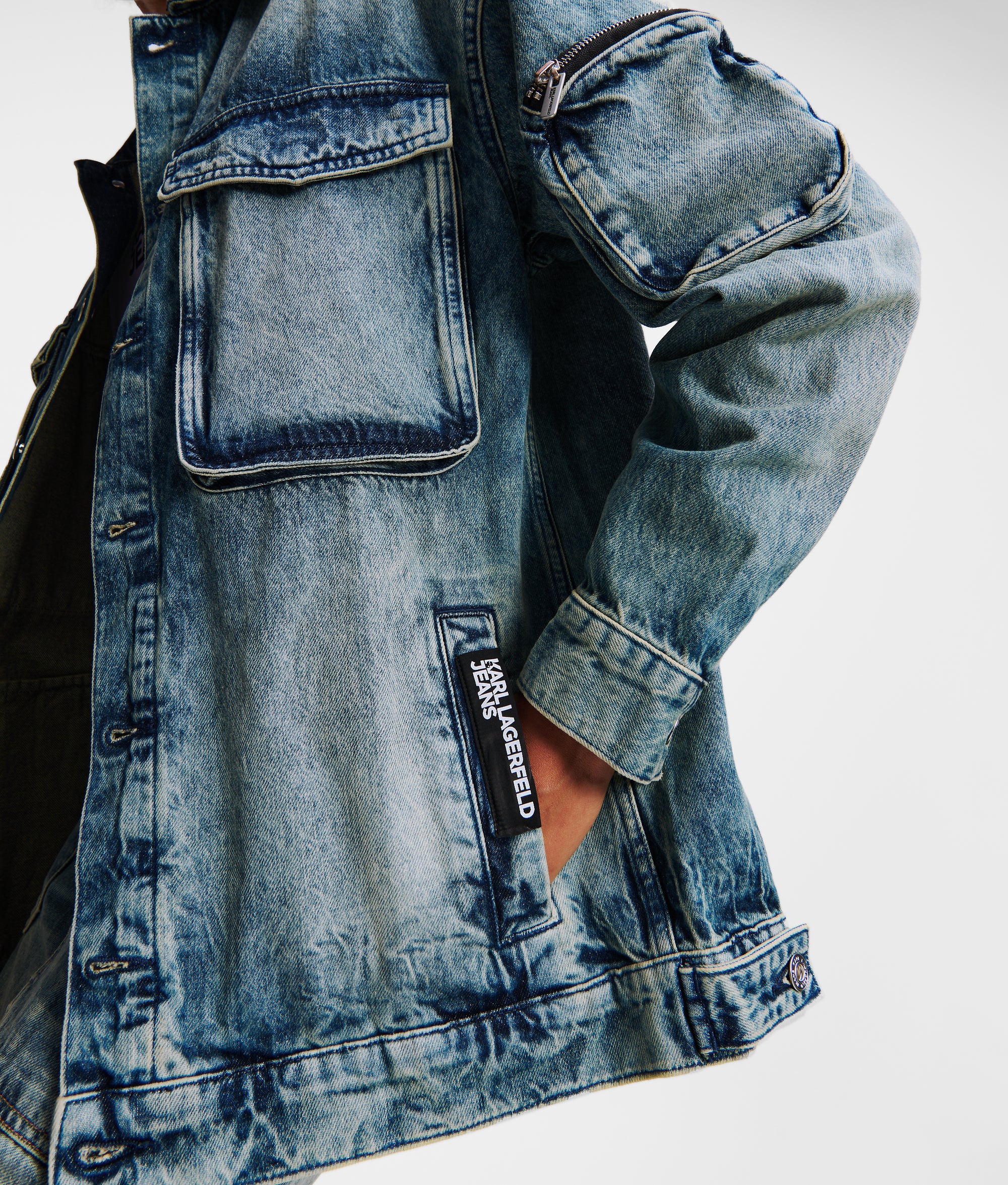 UTILITY DENIM JACKET - Image 2