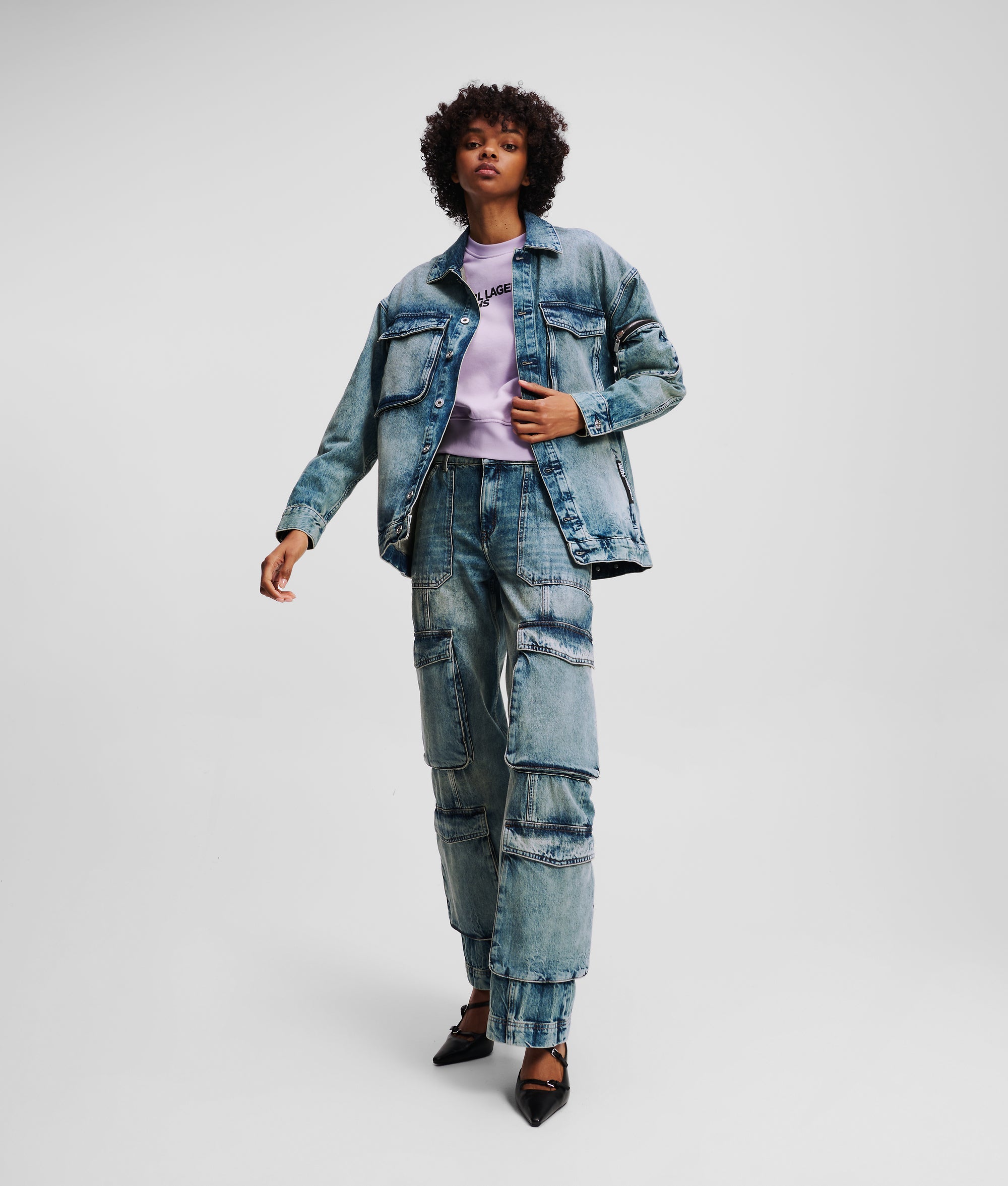 UTILITY DENIM JACKET - Image 4