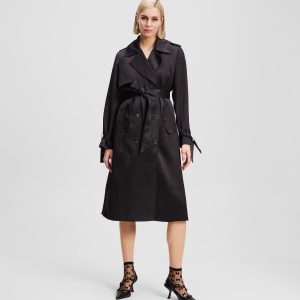 FLUID TRENCH COAT