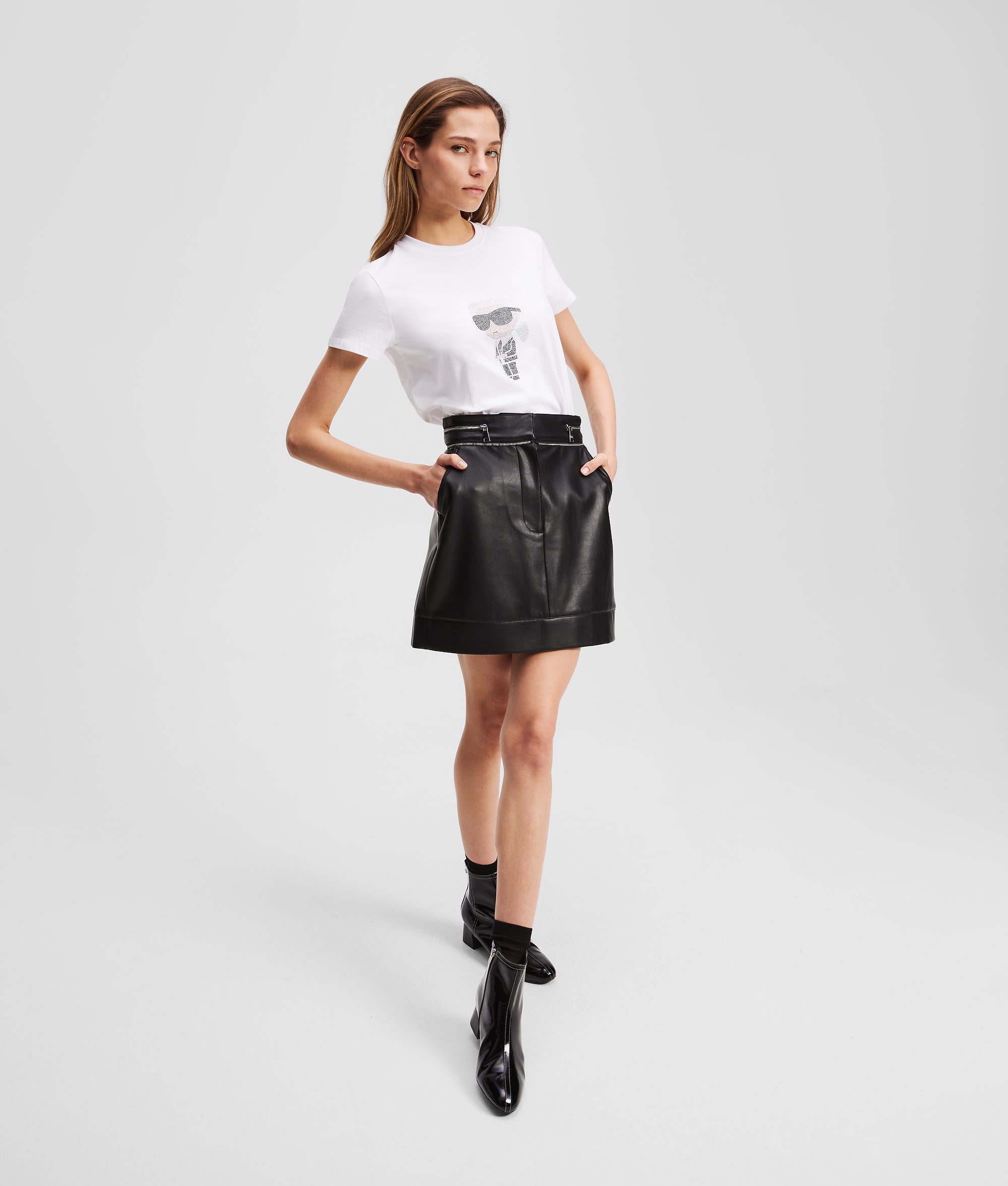 RHINESTONE IKON KARL T-SHIRT - Image 4