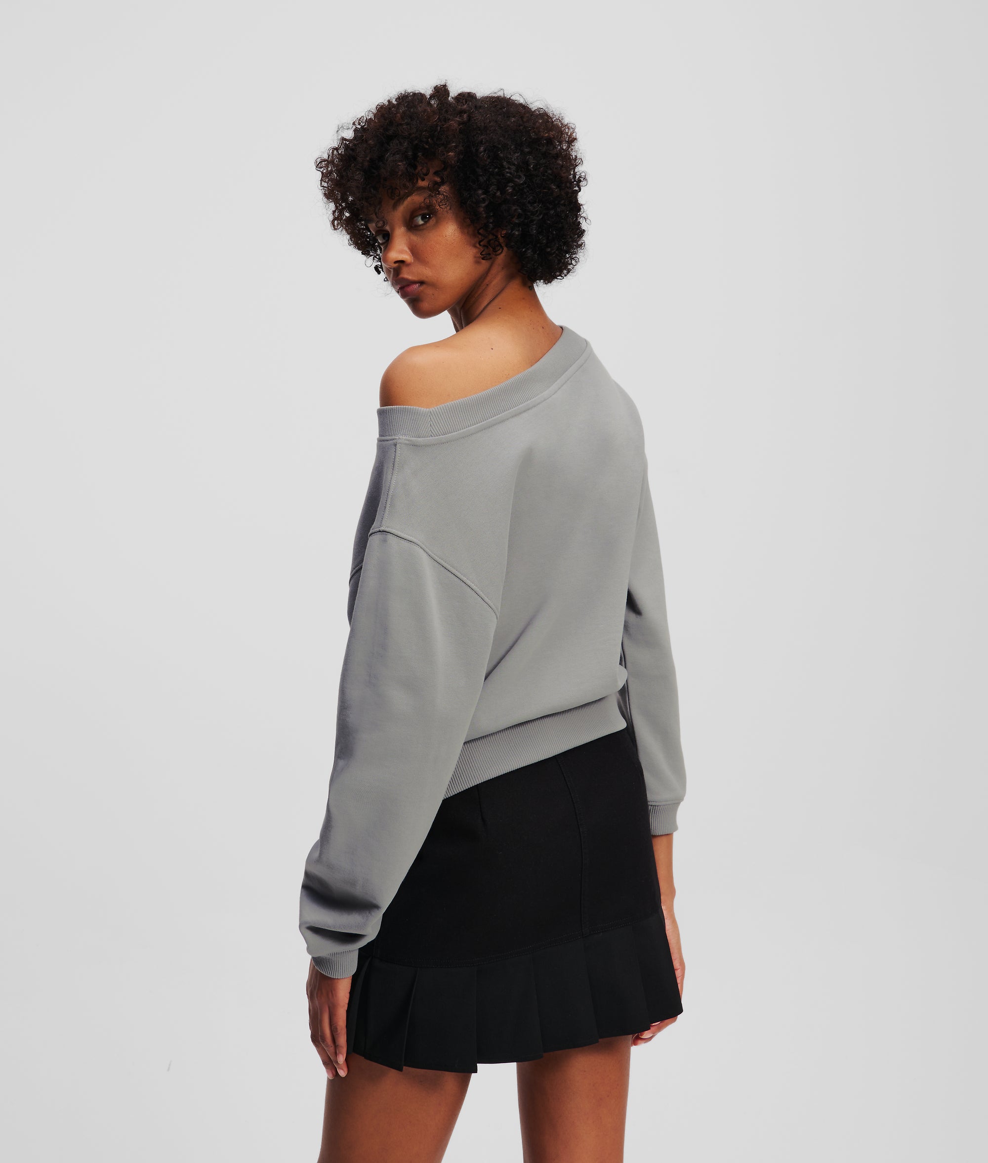 OFF-SHOULDER SWEATSHIRT - Image 2