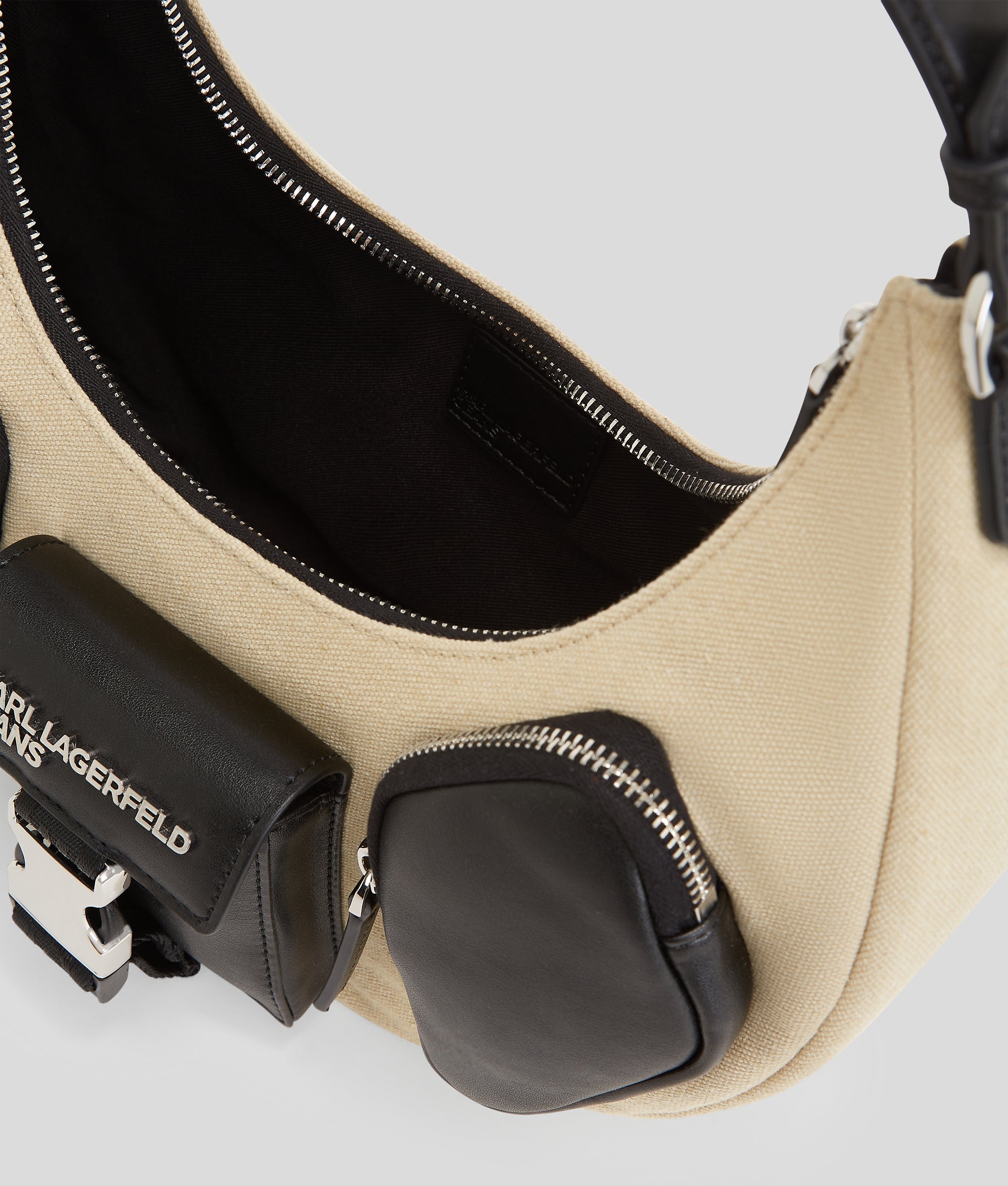 UTILITY CANVAS MOON SHOULDER BAG - Image 5