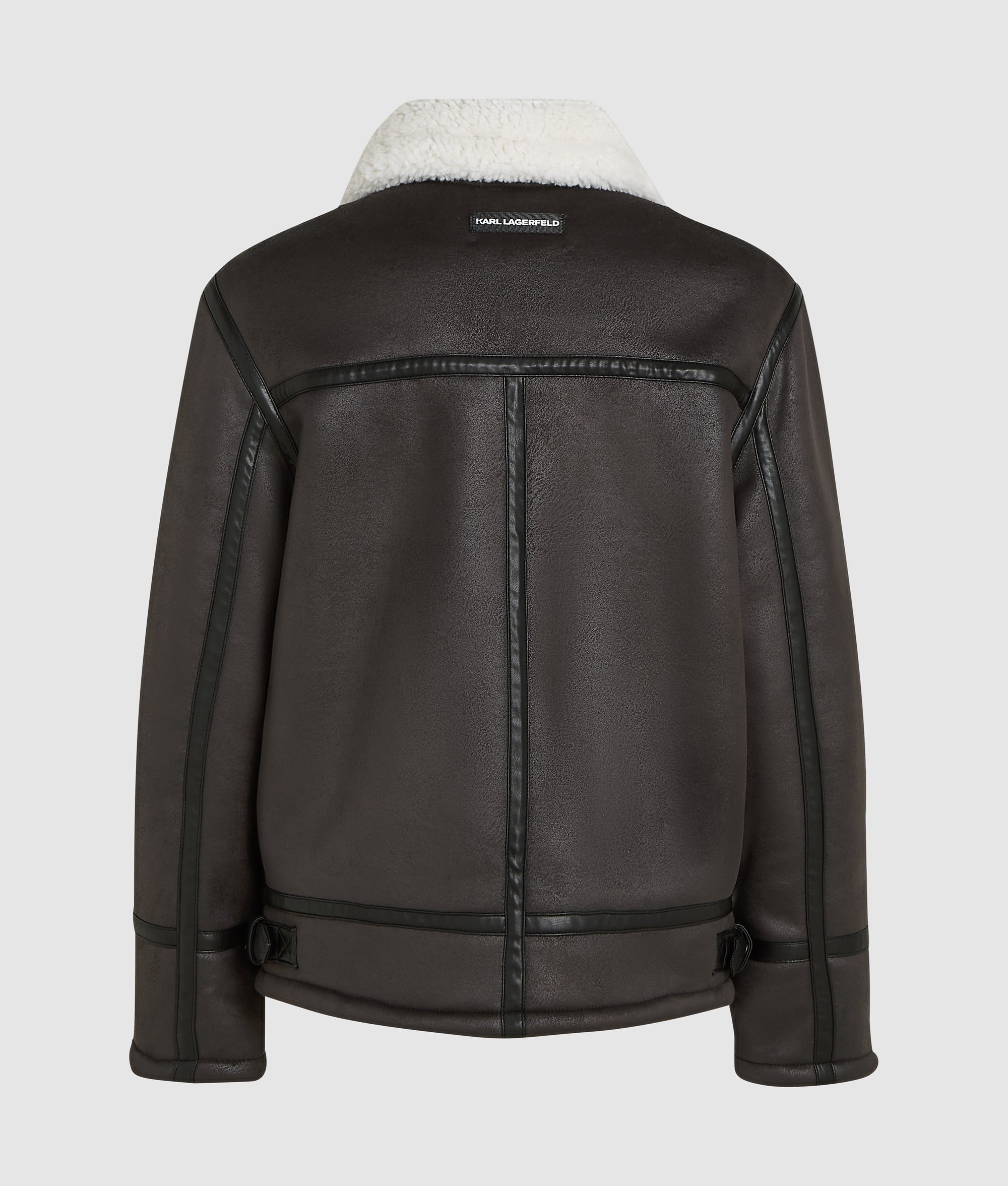 Monogram shearling jacket - Image 6