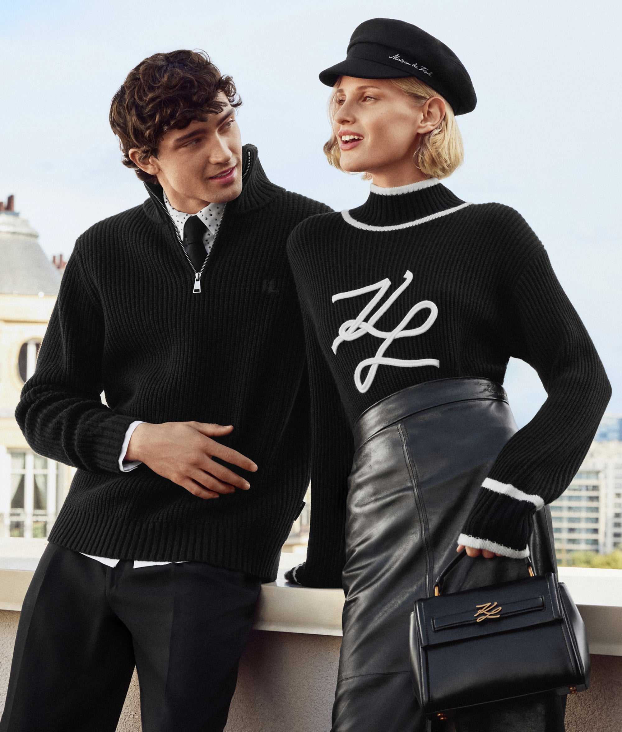 Half-zip turtleneck sweater - Image 7