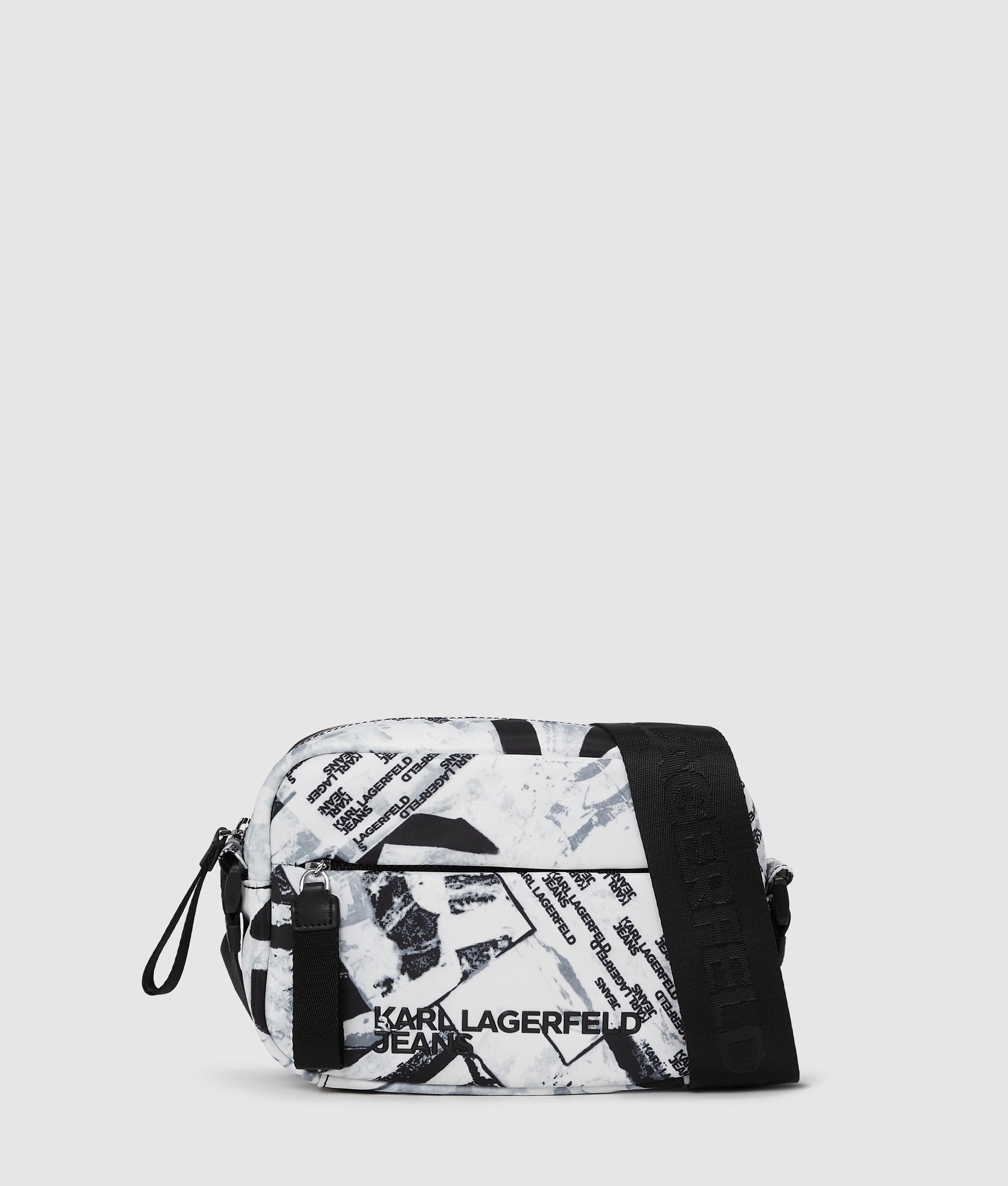All-over graphic crossbody bag