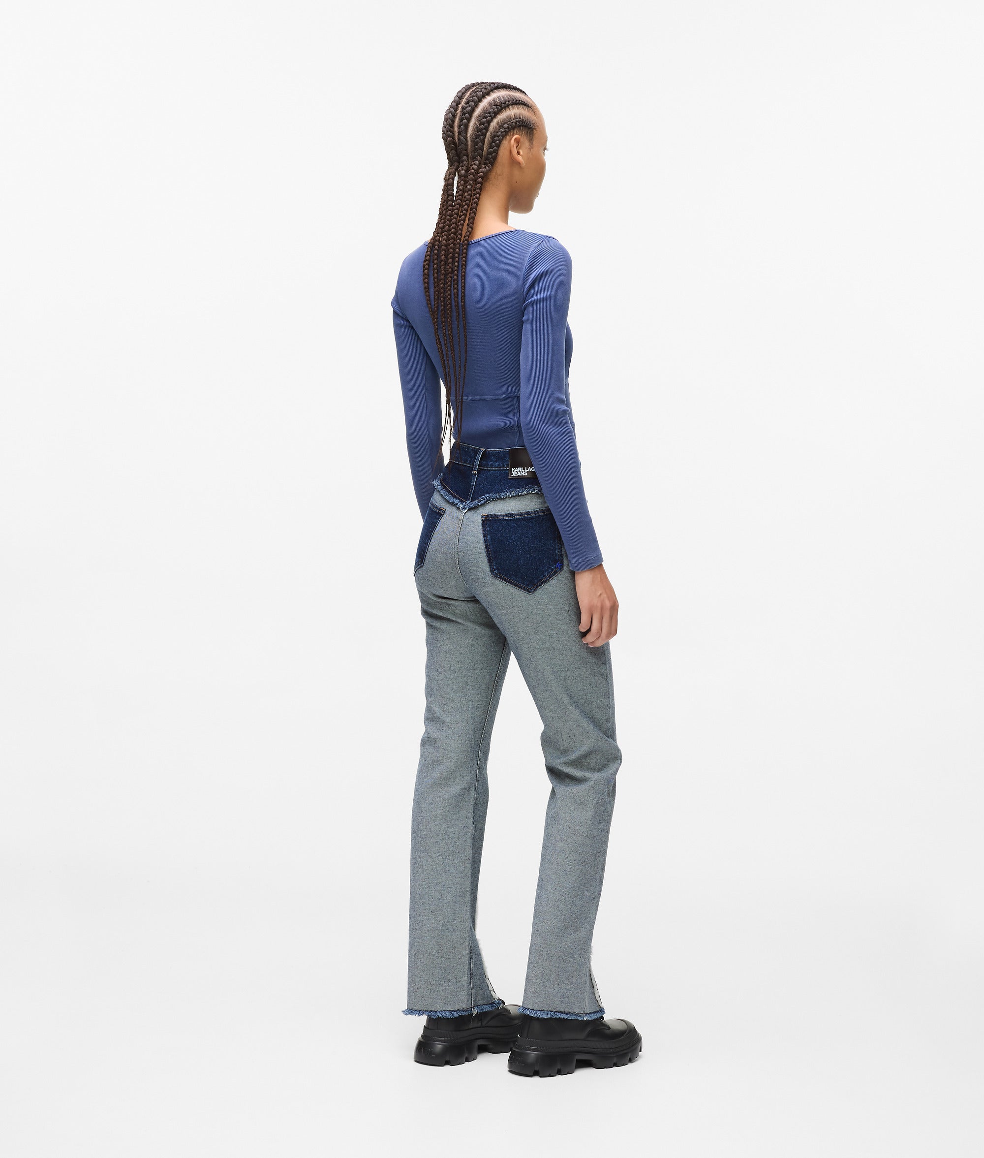 Inside-out straight jeans - Image 3