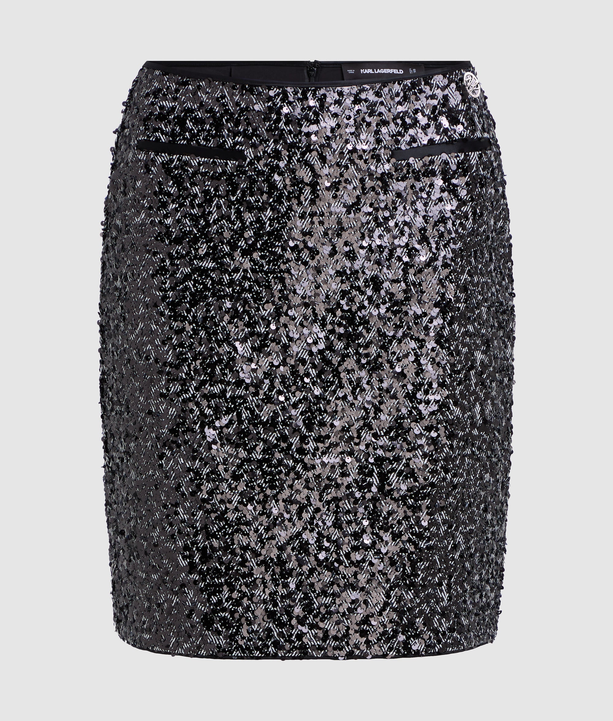 Sequin tweed skirt - Image 5