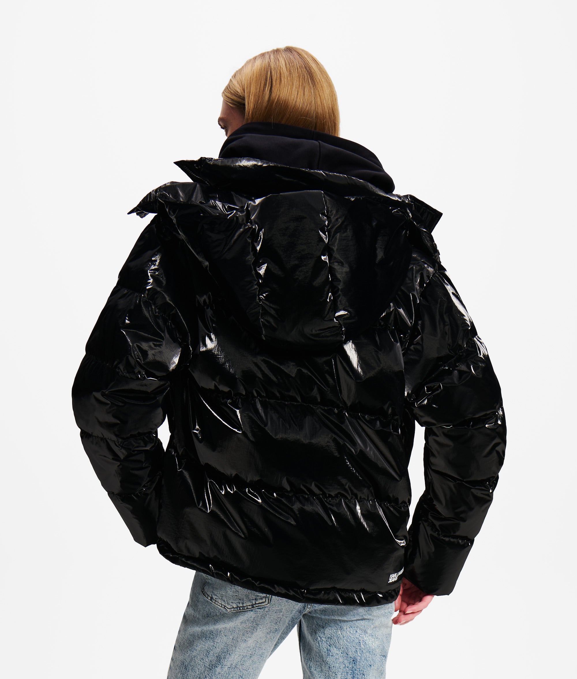 Pearlised puffer jacket - Image 3