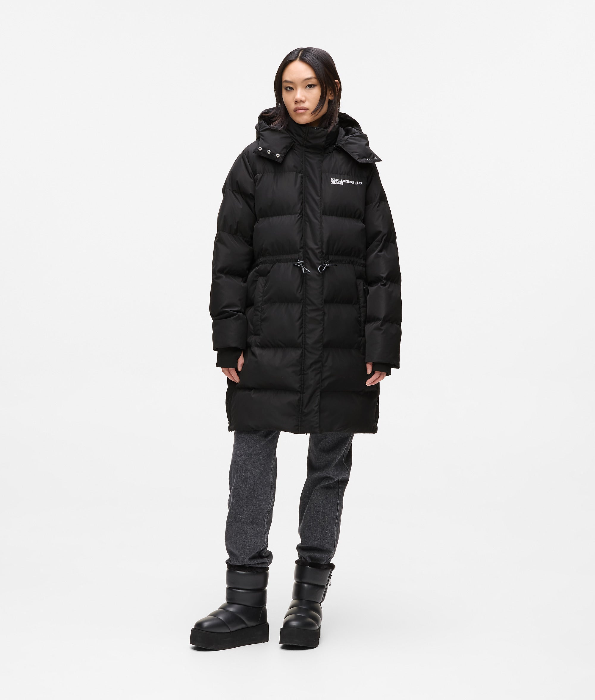 Long puffer jacket