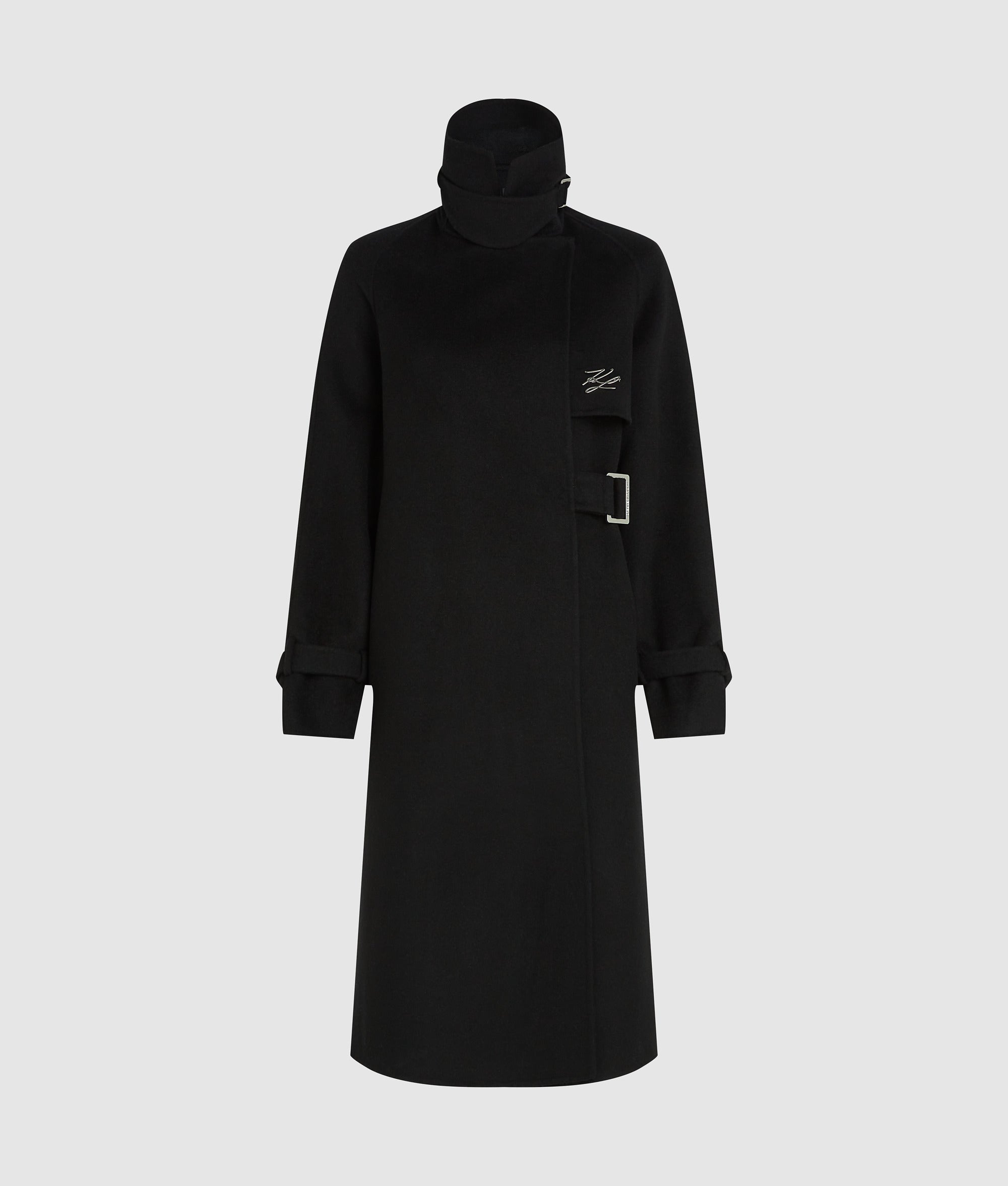 Belted long coat - Image 5