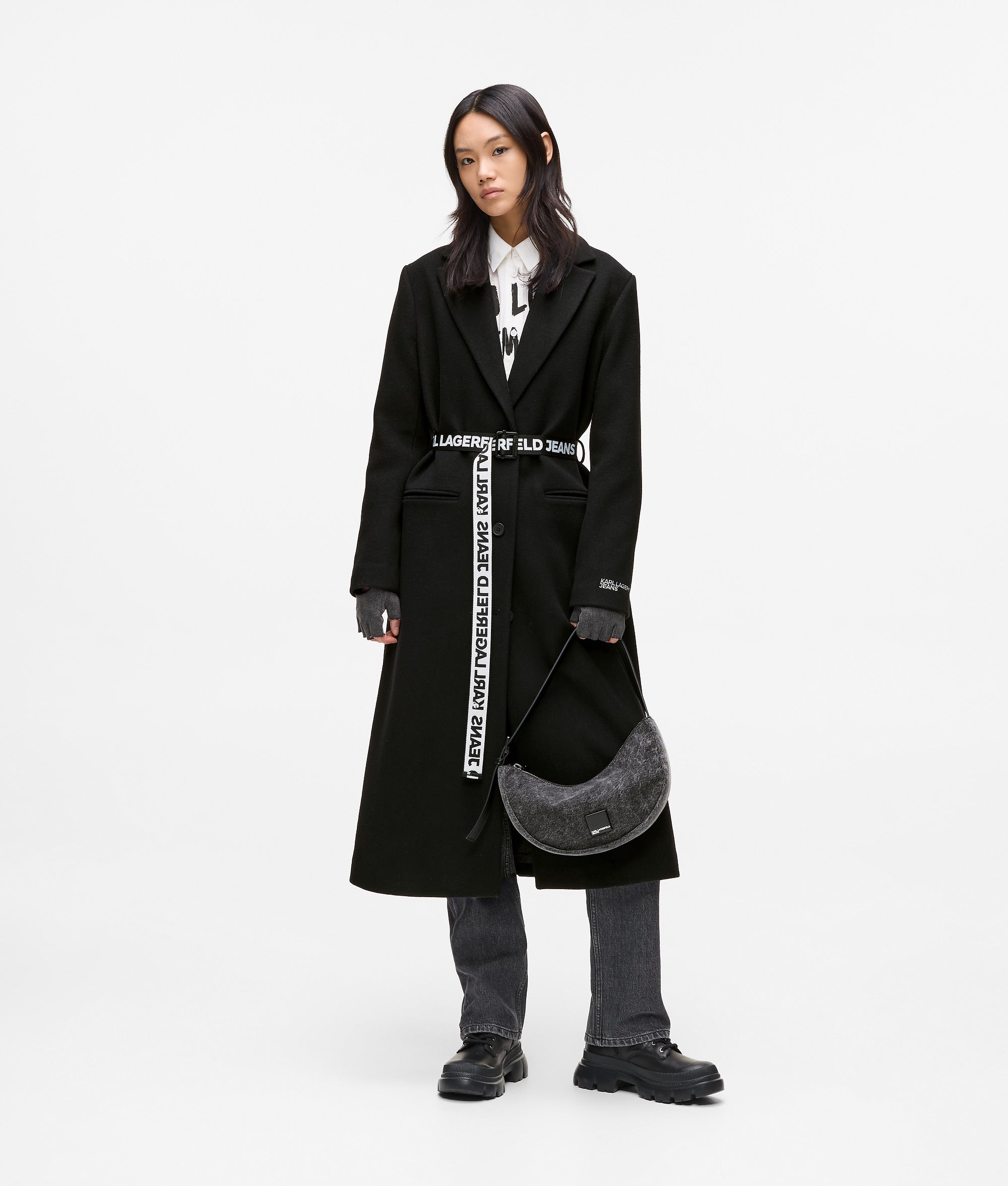 Logo belt coat - Image 4