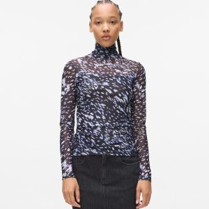 All-over-print mesh top
