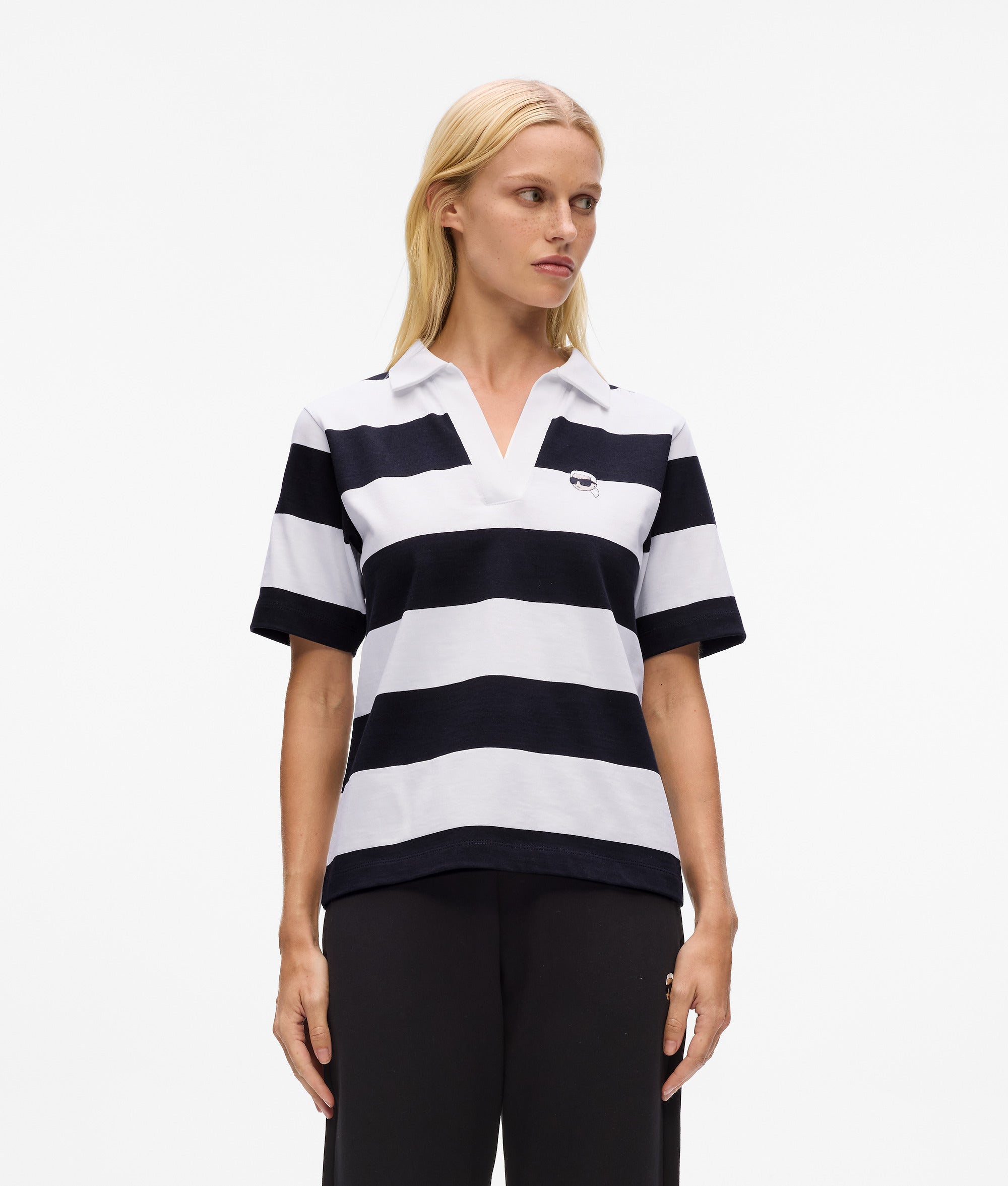 Ikon stripe polo shirt