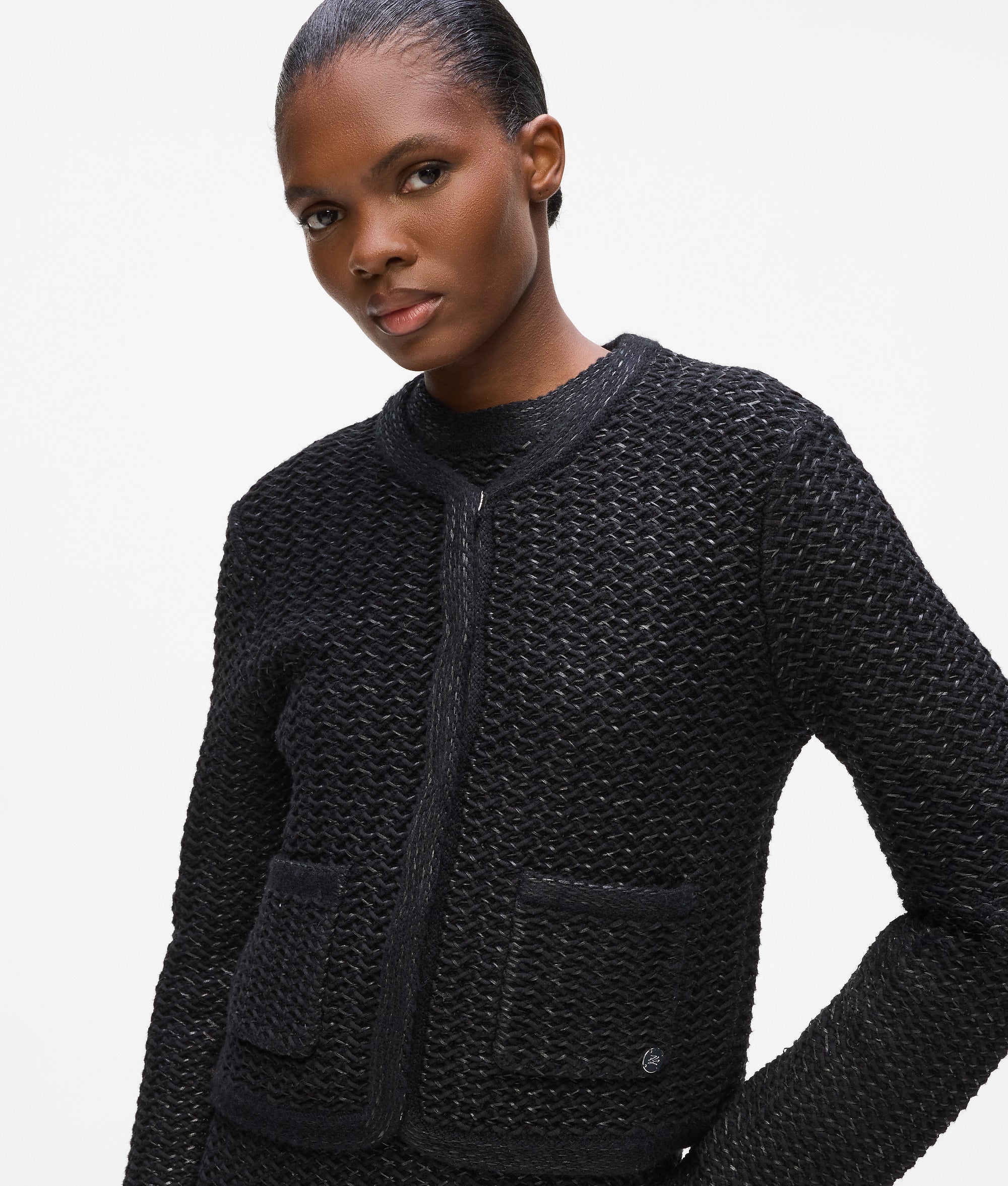 Textured cardigan - Image 3