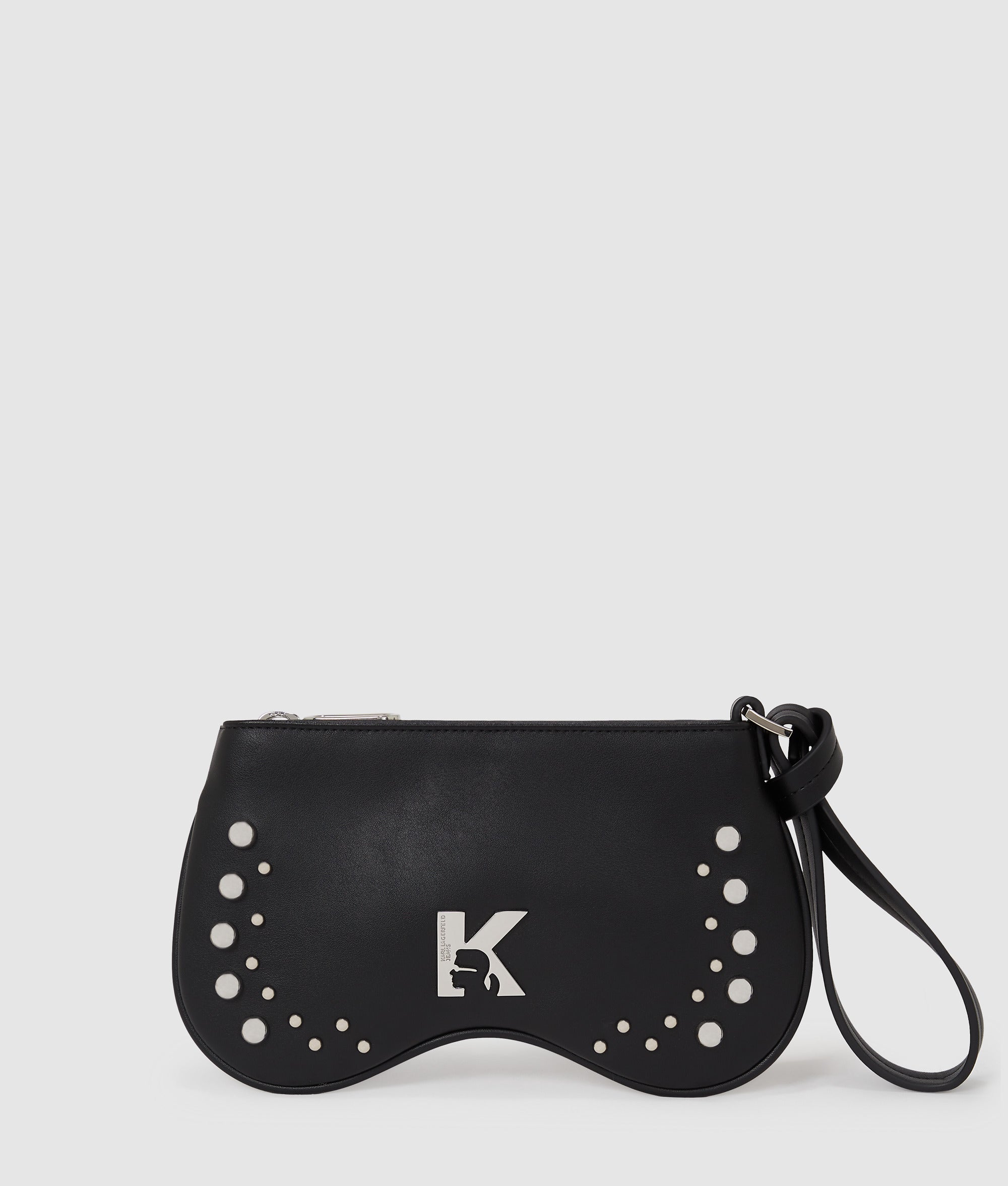 Sunglasses studded phone pouch