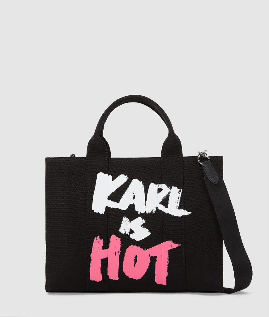 Exclusive Karl is hot medium tote bag
