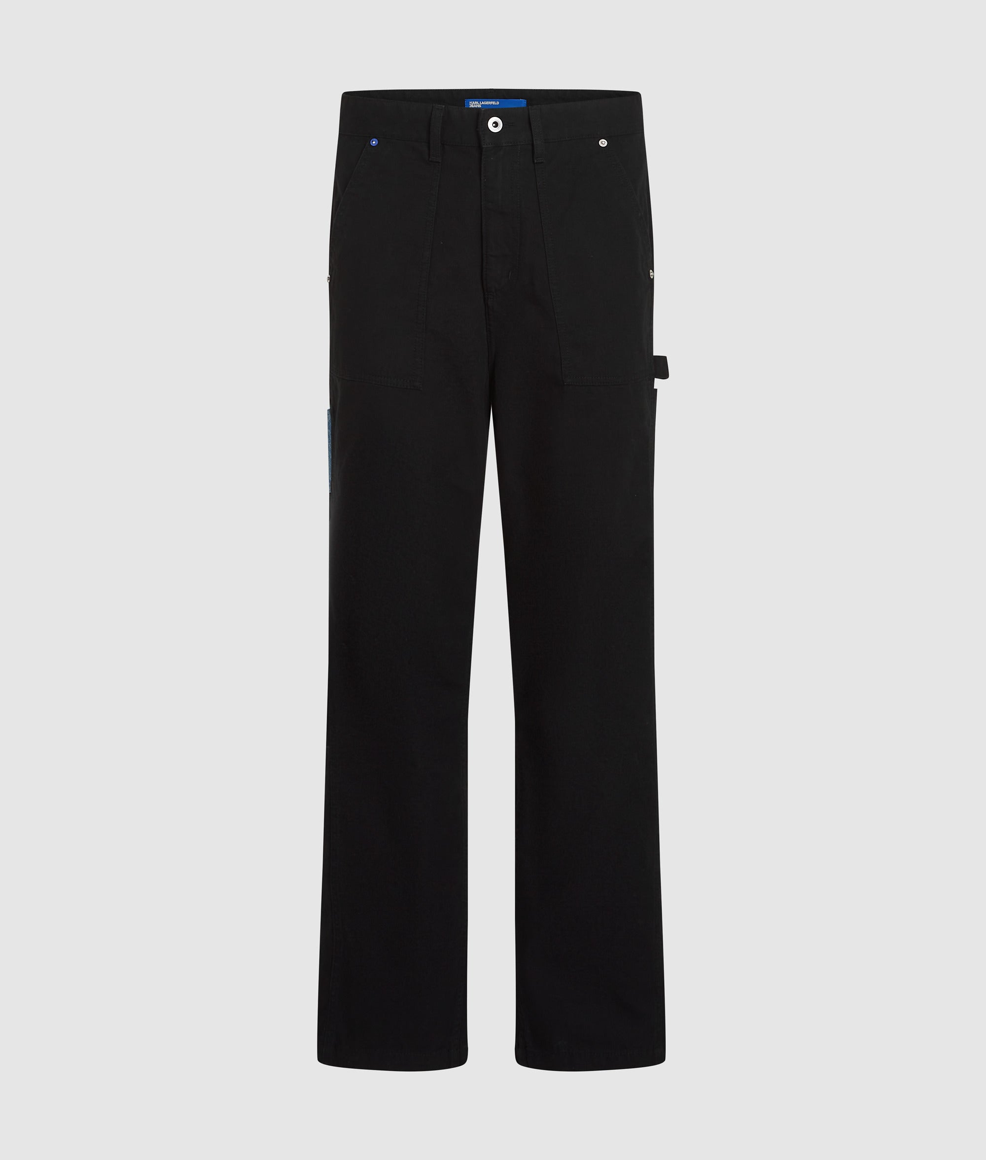 Denim pocket carpenter pants - Image 5