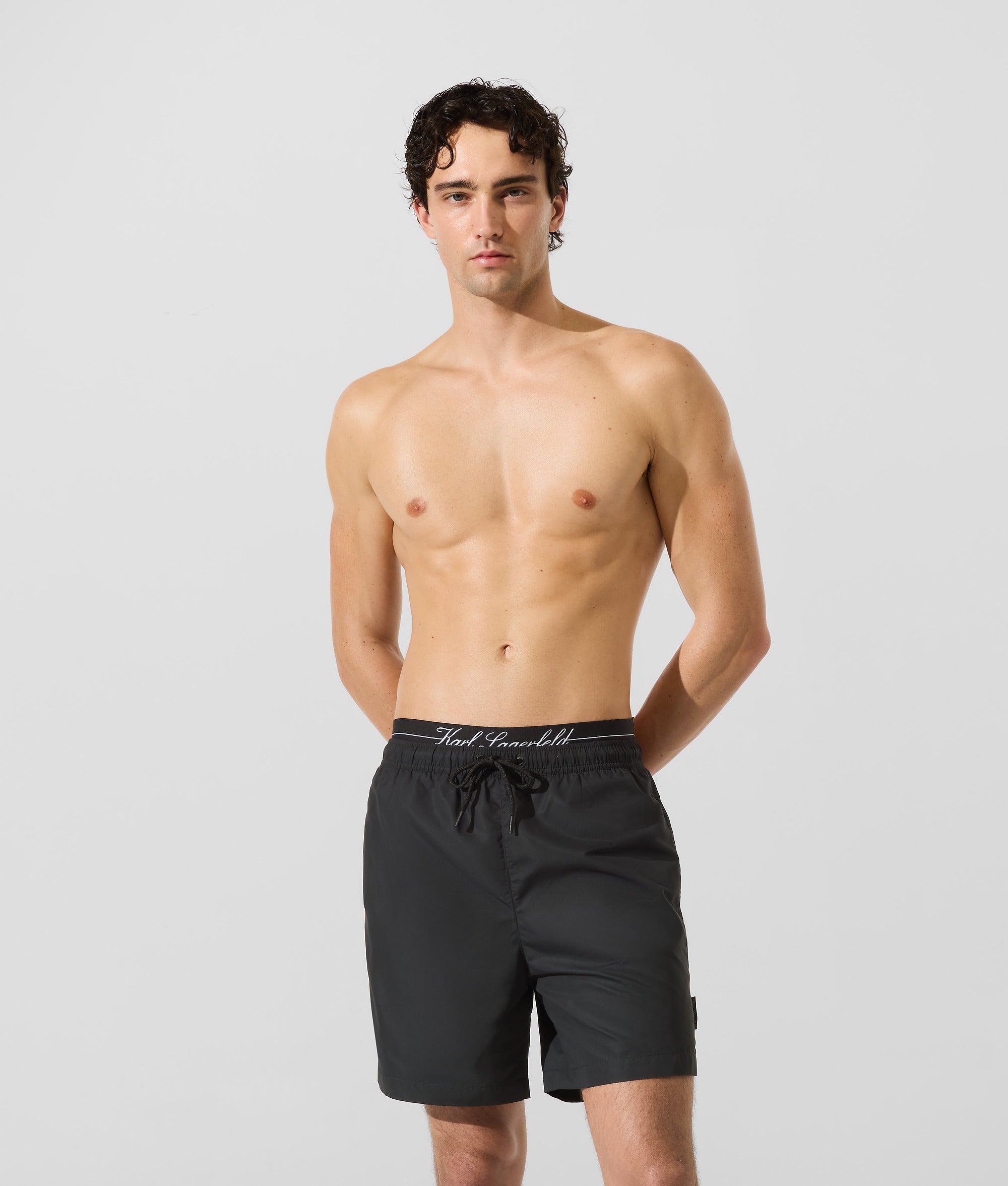 Double waistband medium boardshorts