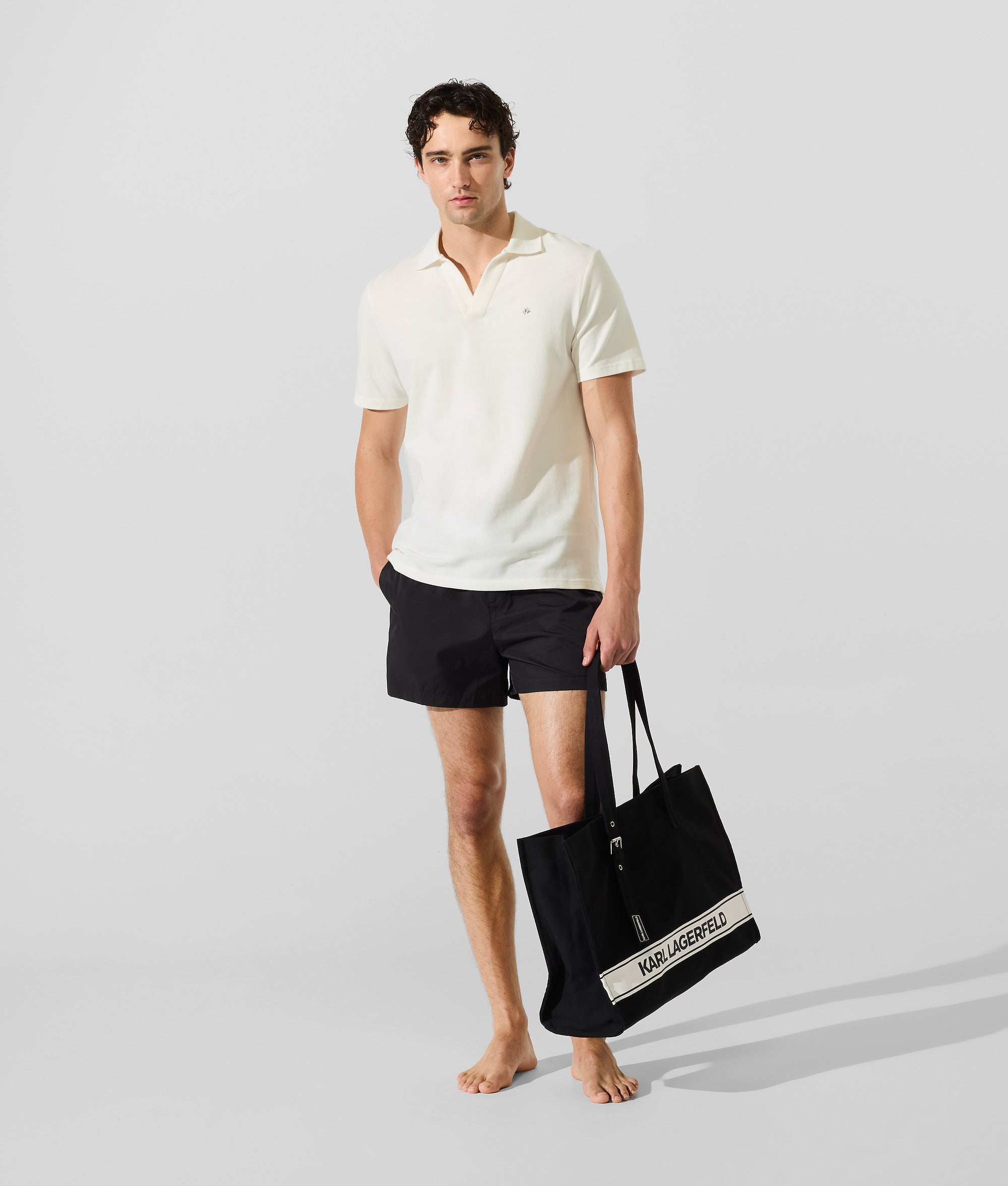 Monogram pin polo shirt - Image 4