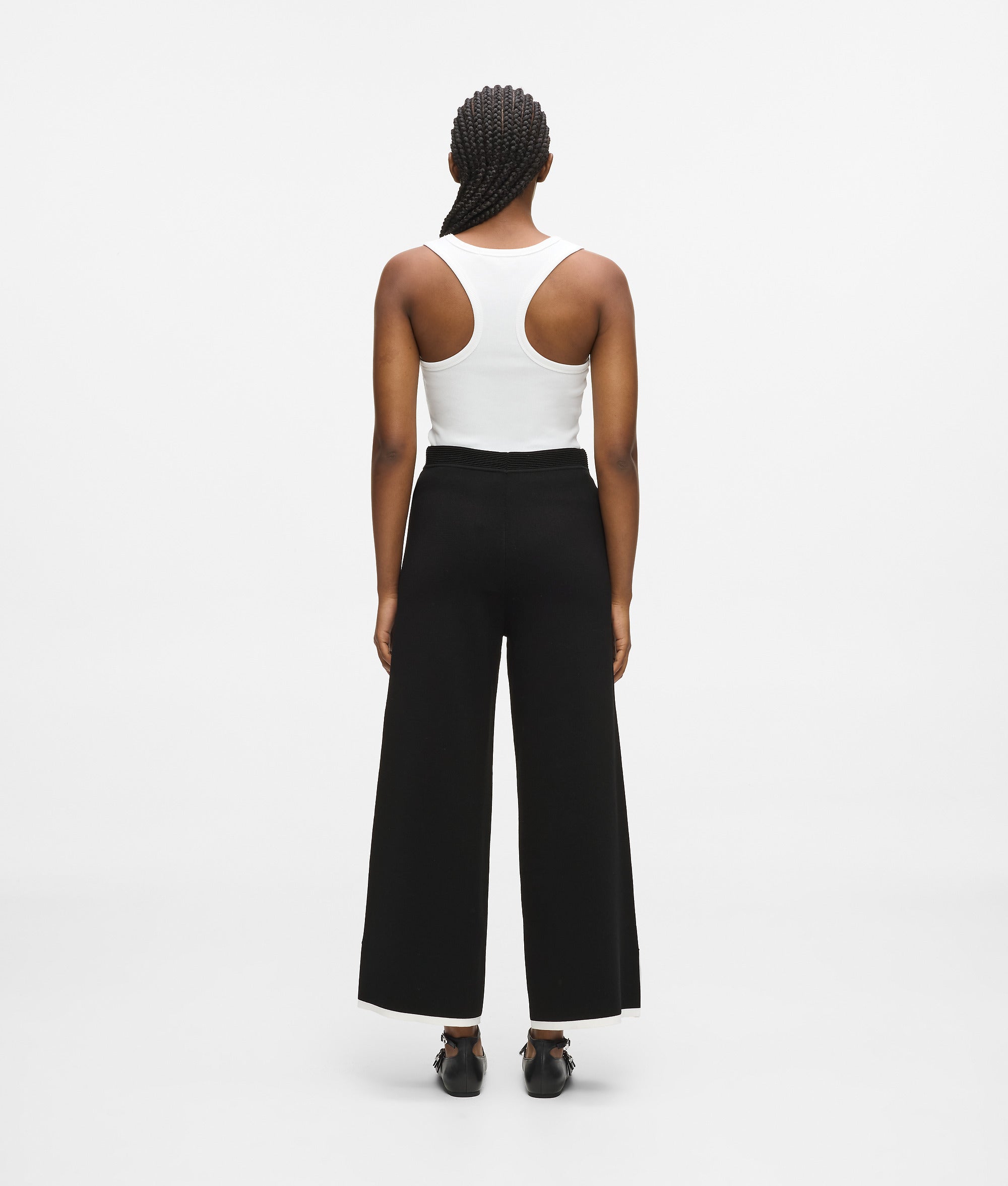 Contrast piping culottes - Image 3