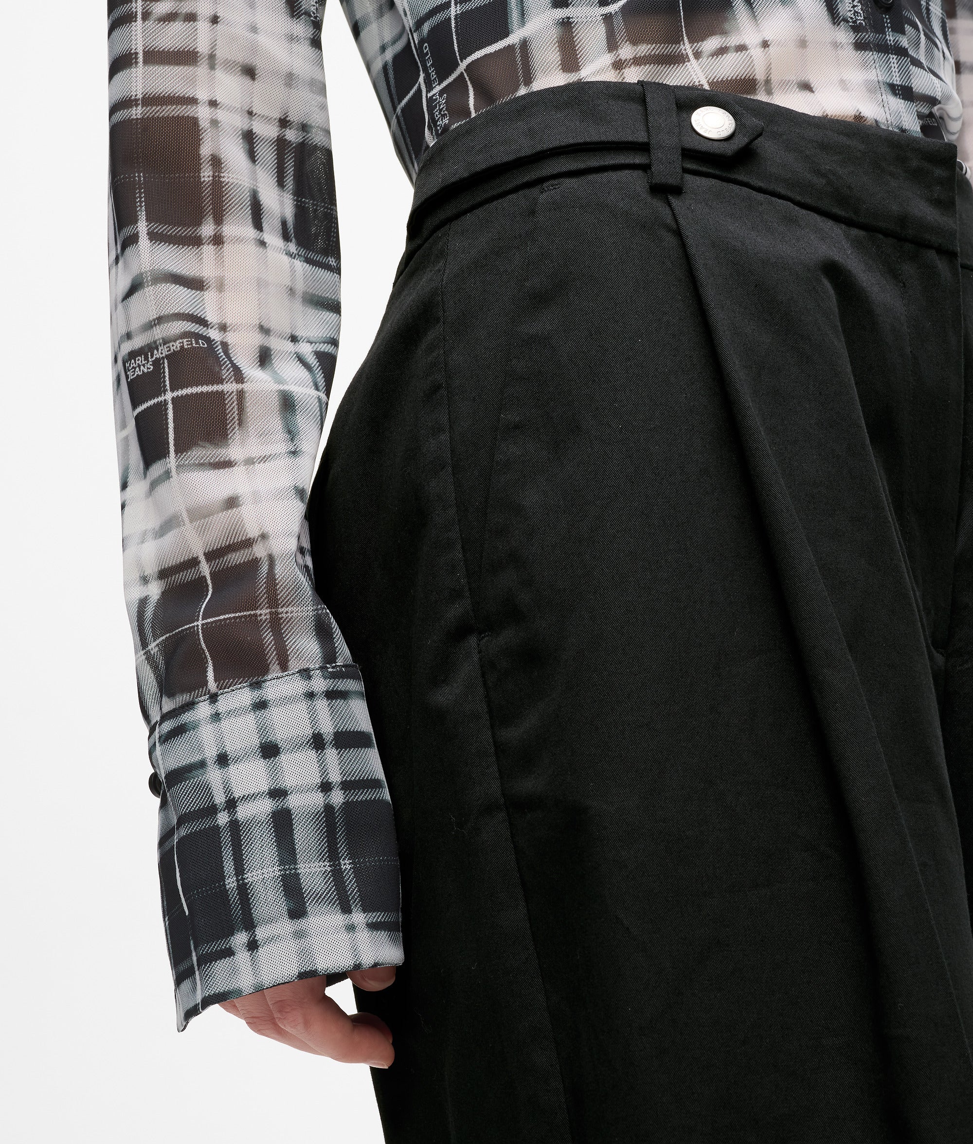 Wide leg tailored pants - Image 2