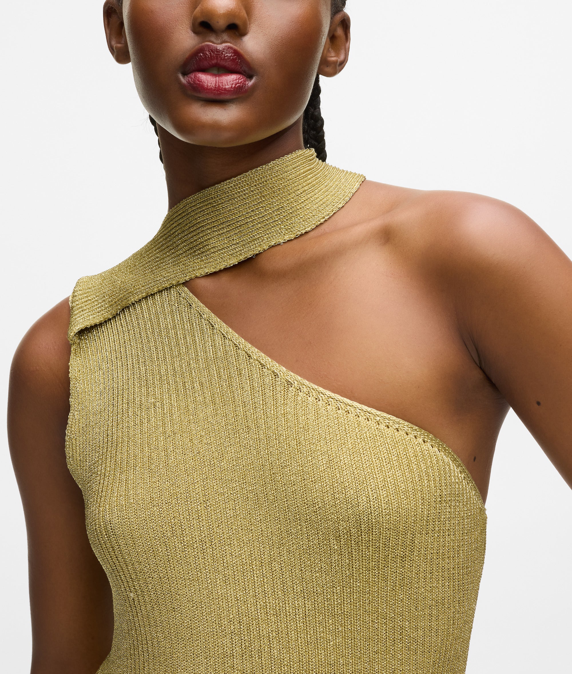 Metallic knit dress - Image 2