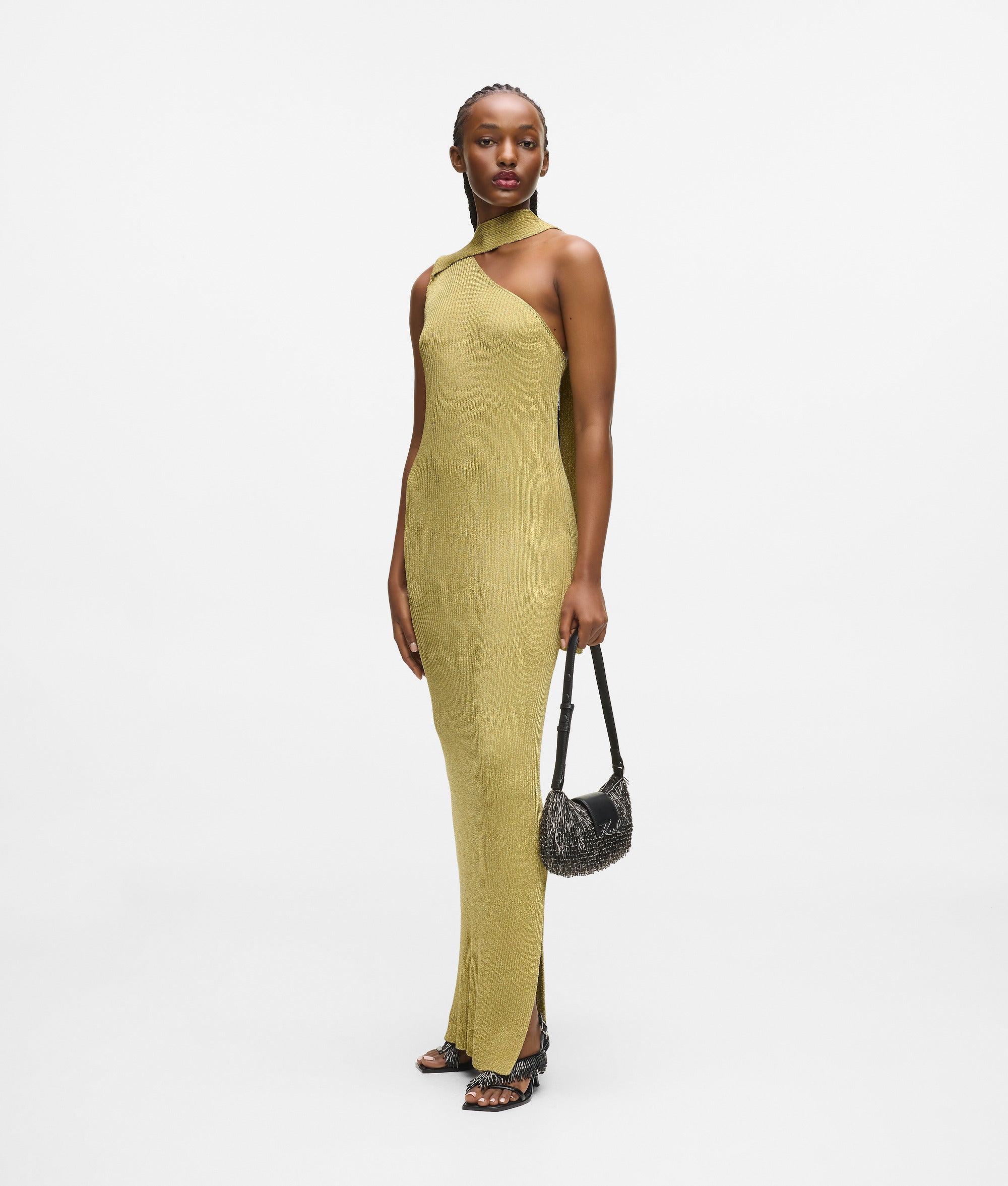 Metallic knit dress - Image 4