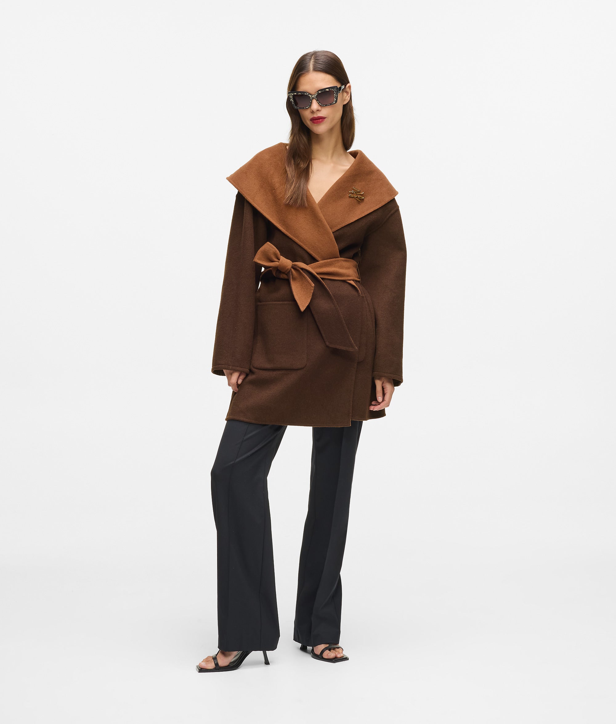 Reversible wool-blend coat - Image 2