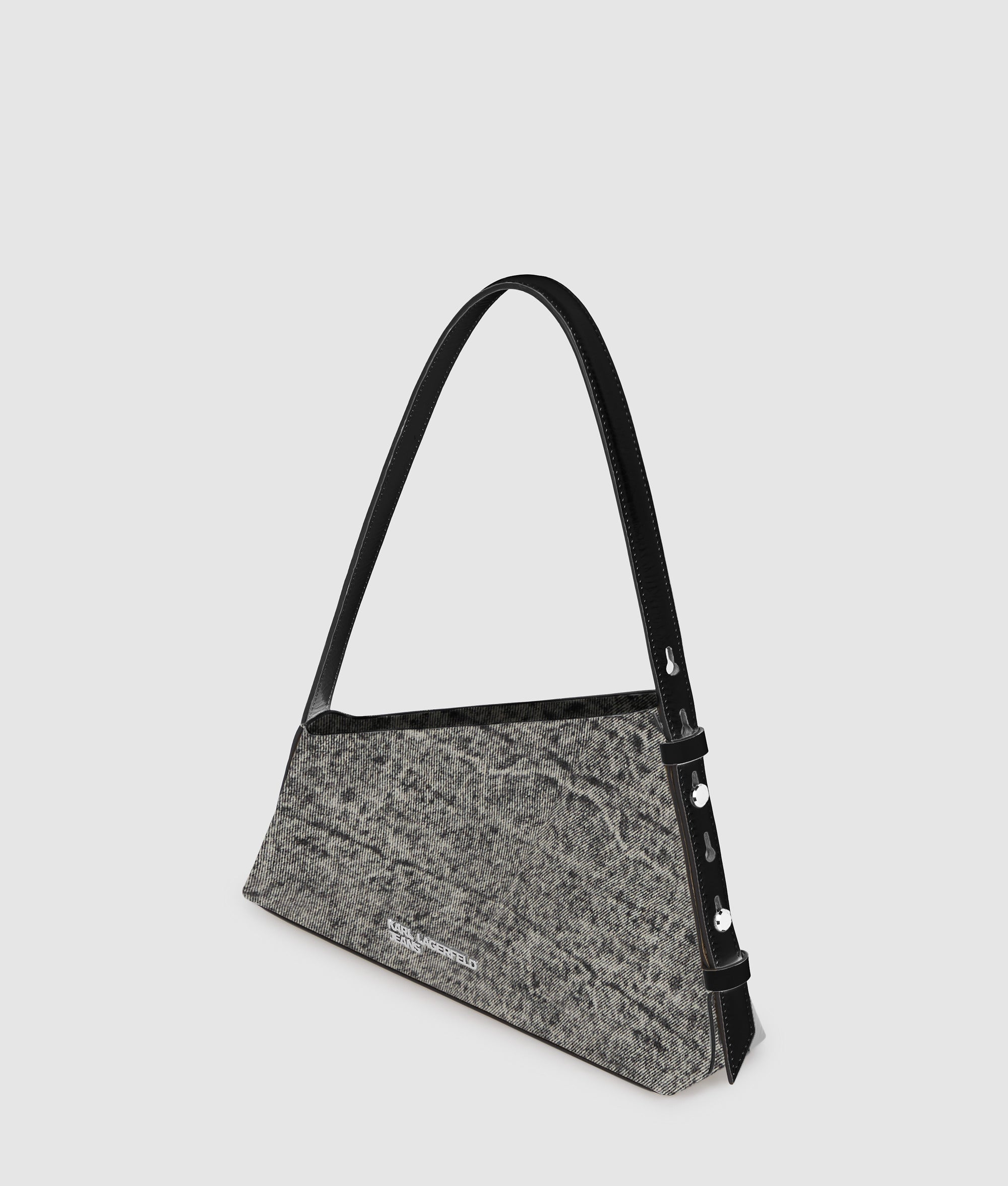 Geo denim shoulder bag - Image 4