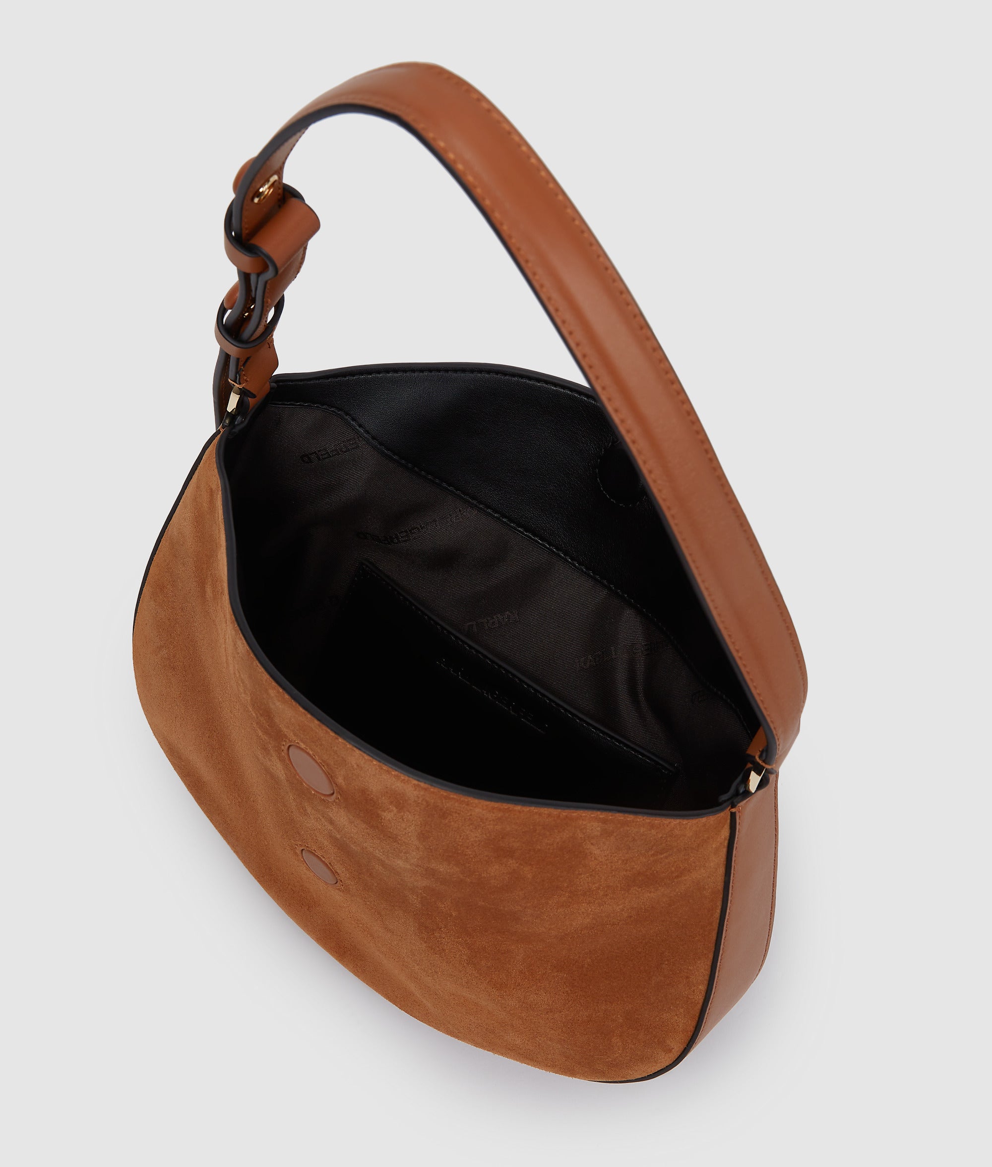 K/Signature suede moon bag - Image 5