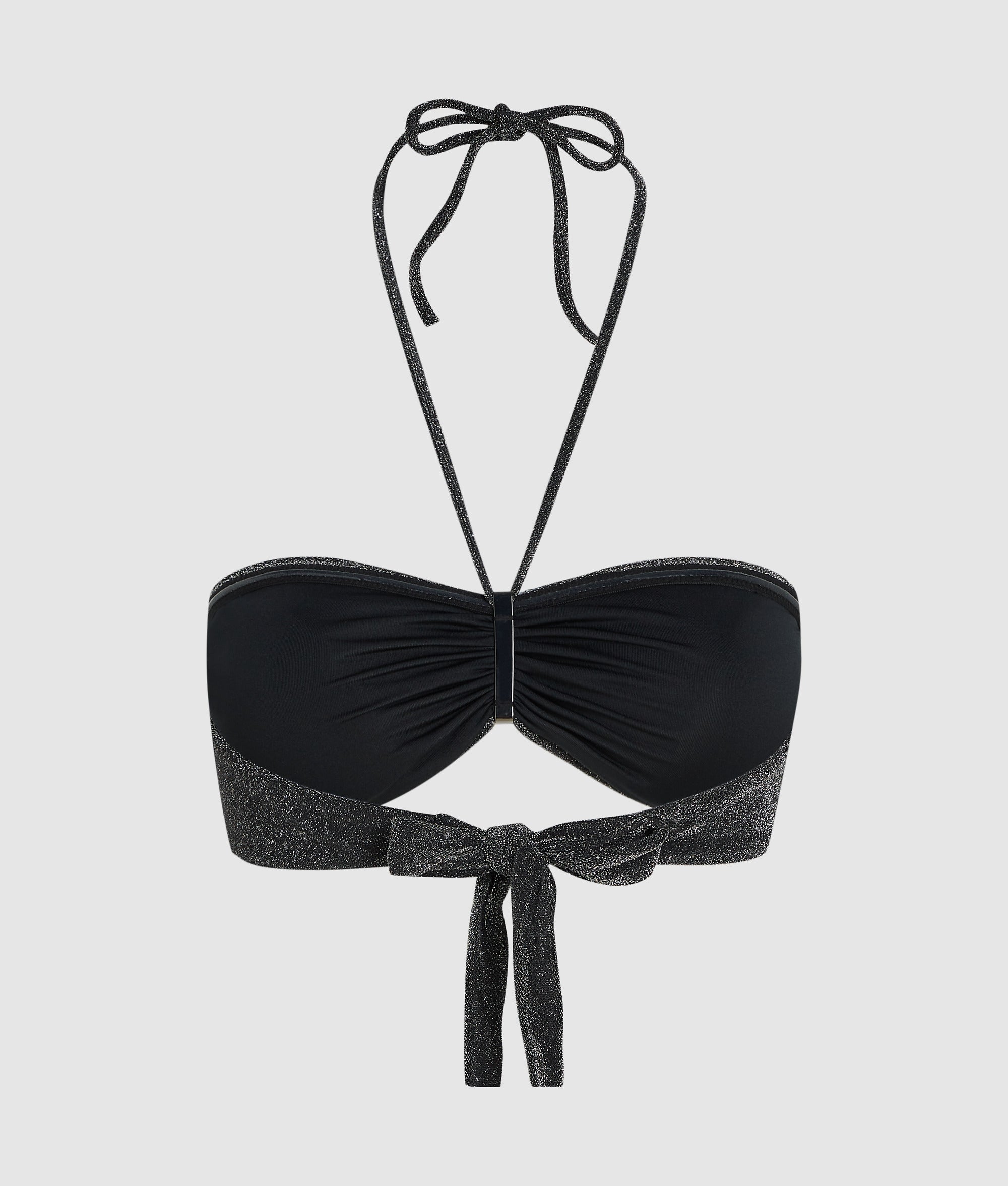 Metallic bandeau bikini top - Image 6