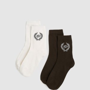 Crest socks ?C 2 pack